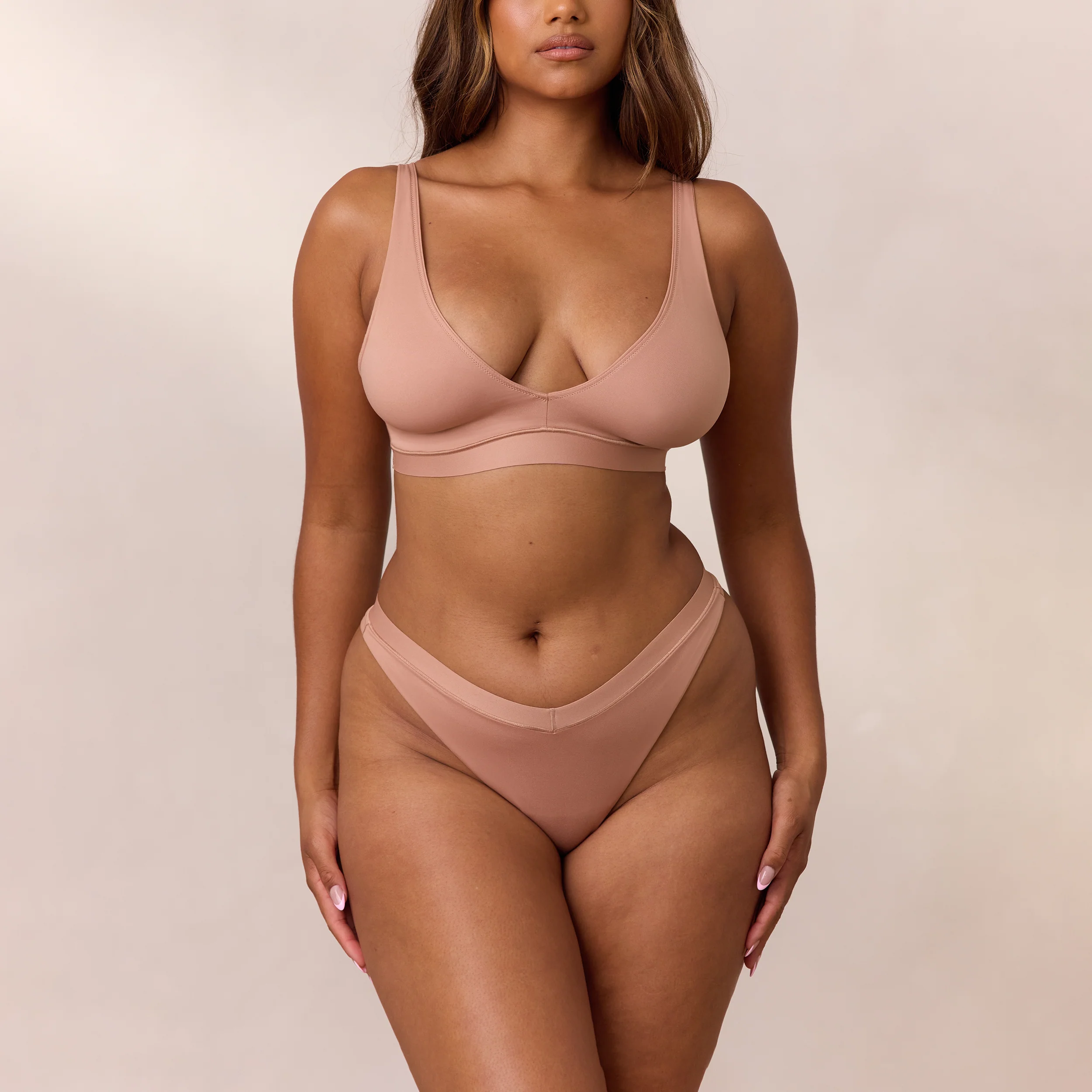 Everyday Comfort Triangle Bra - Honey - Image 3