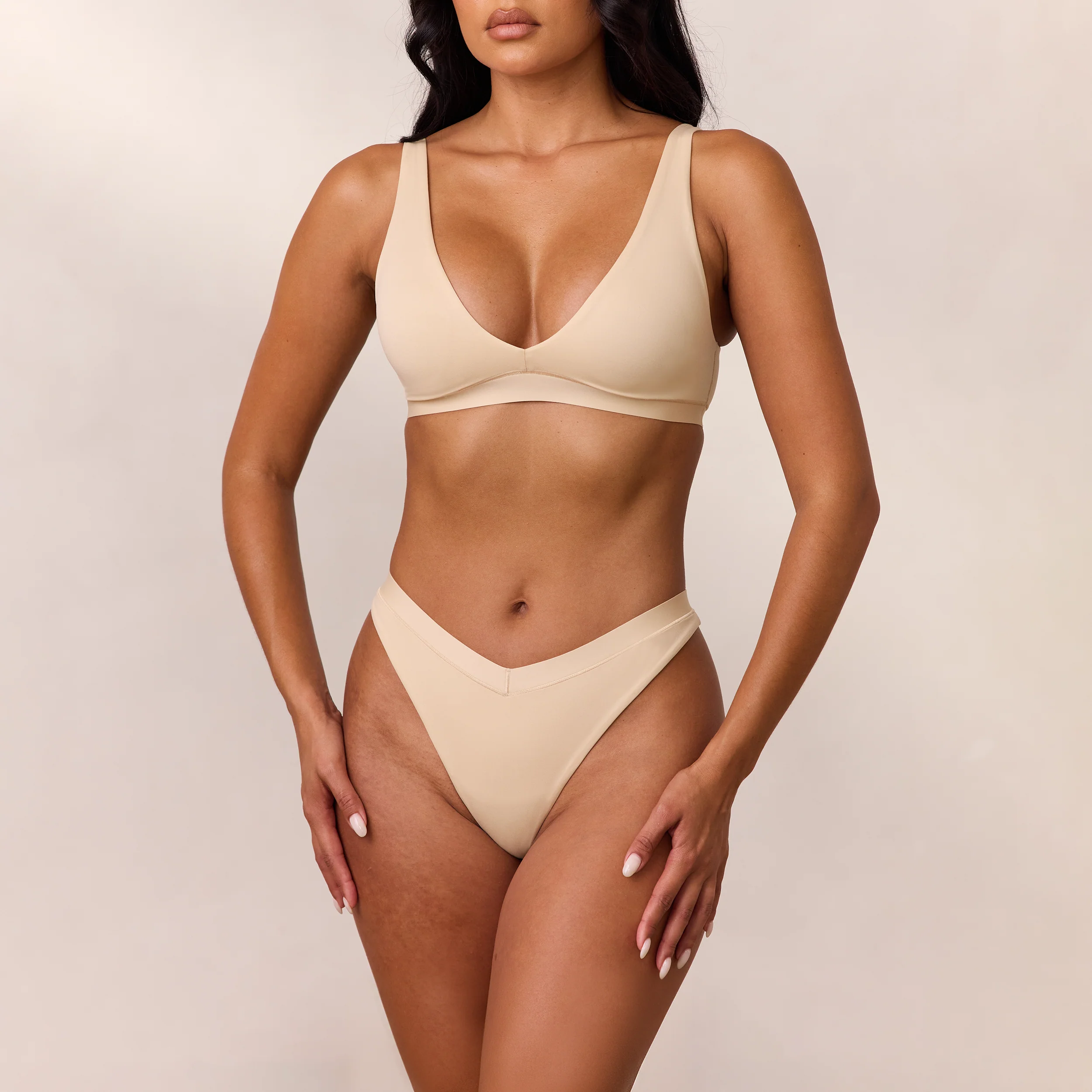 Everyday Comfort Triangle Bra - Vanilla - Image 2