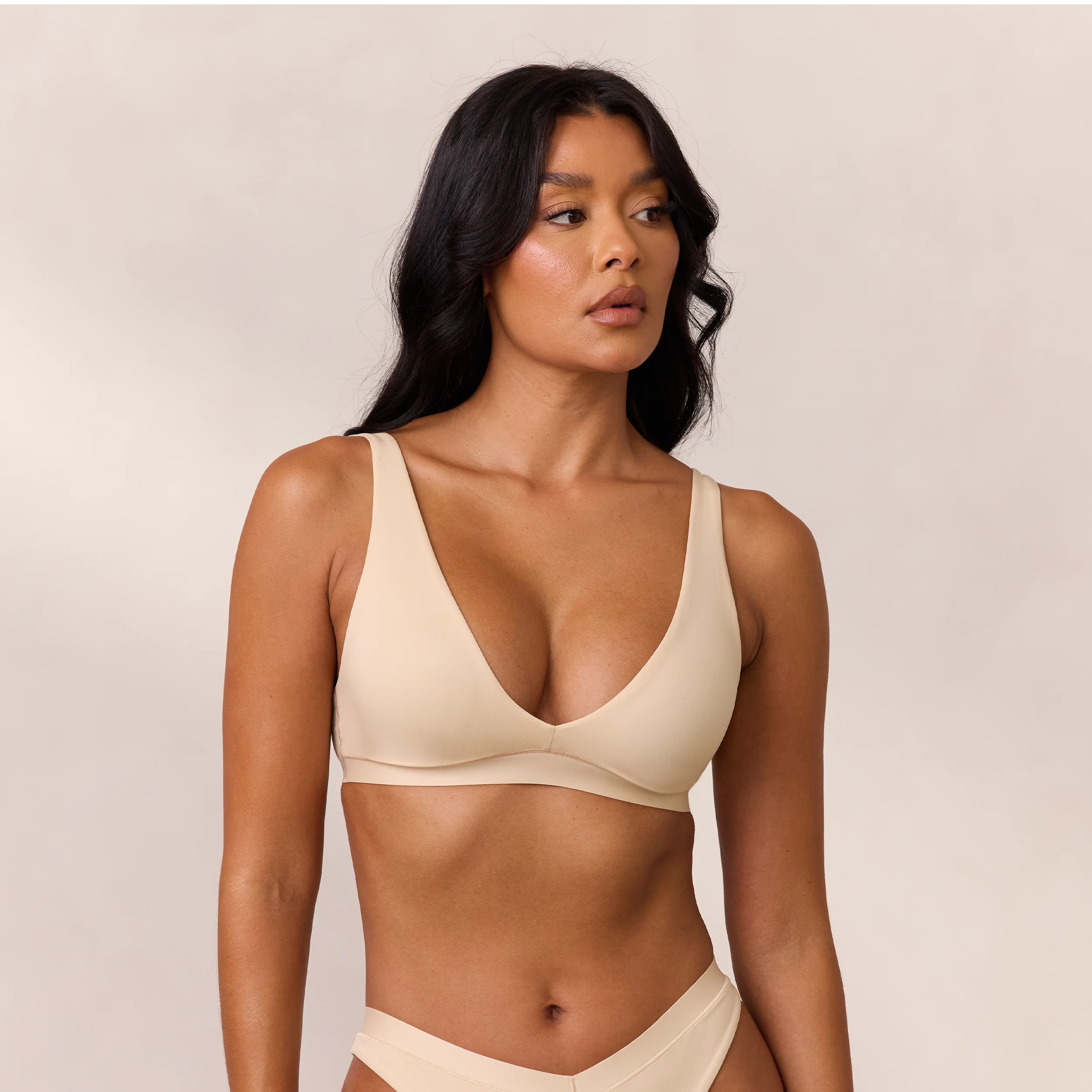 Everyday Comfort Triangle Bra - Vanilla - Image 6