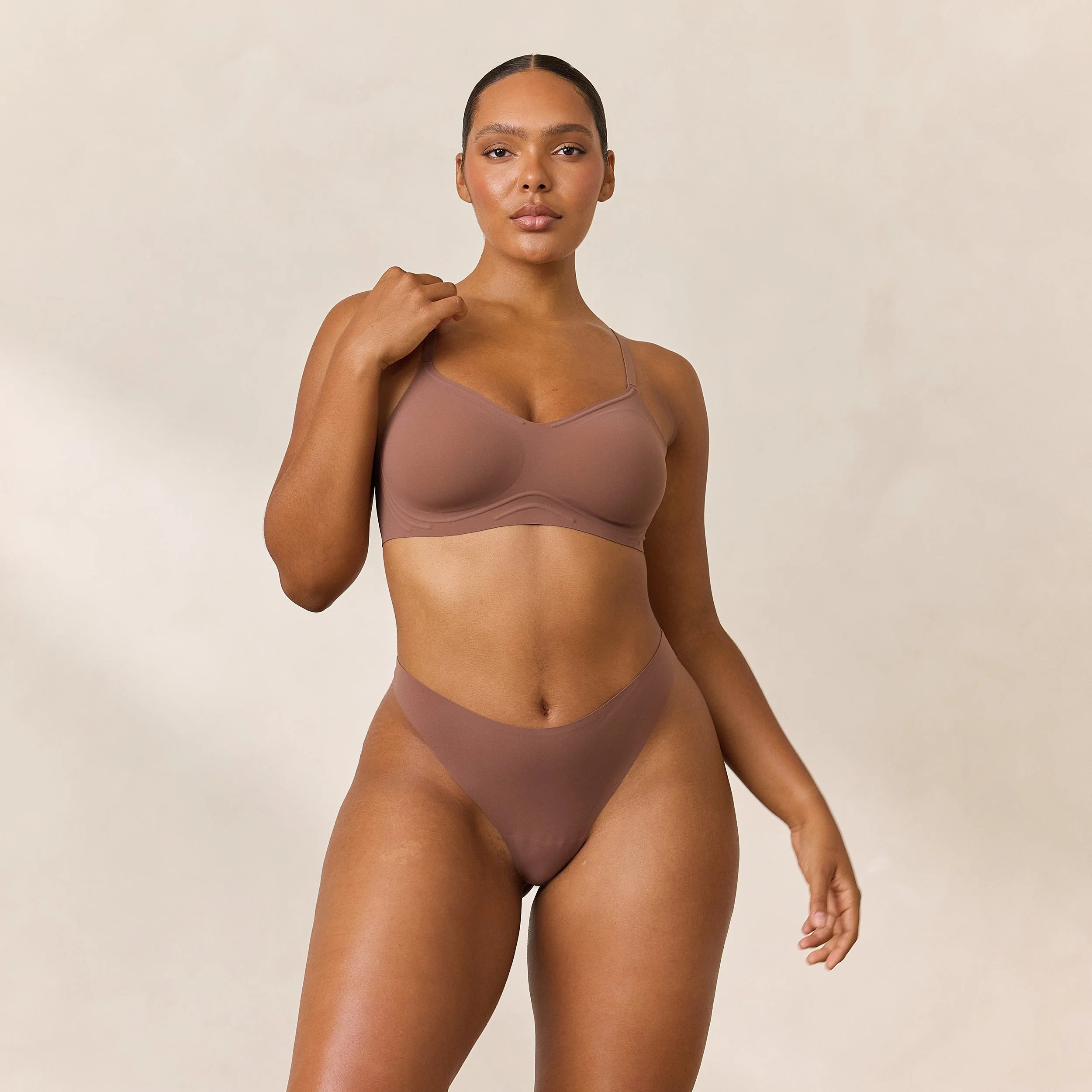 Everyday Flex Bralette - Nutmeg - Image 3