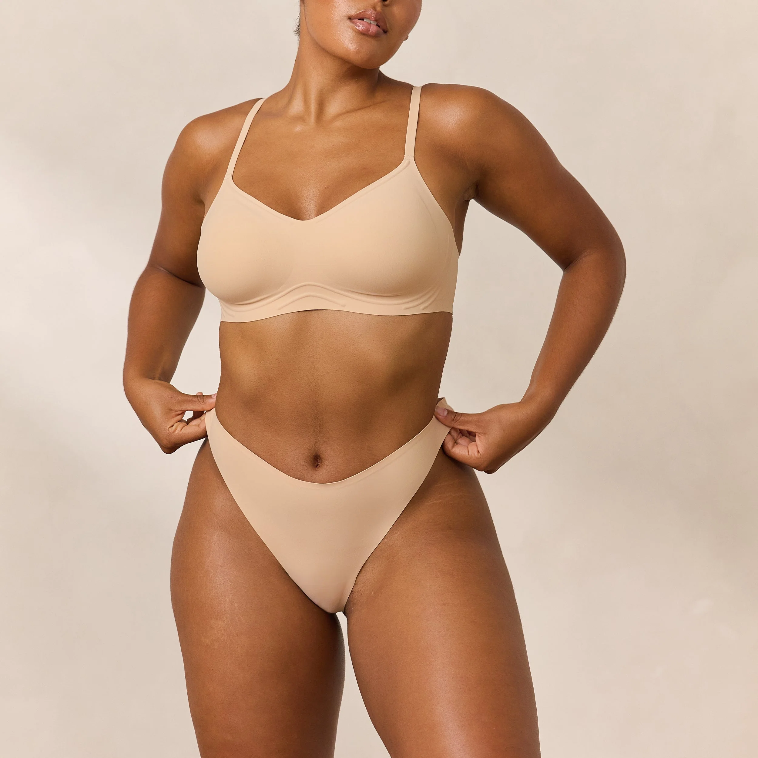 Everyday Flex Bralette - Sand - Image 2