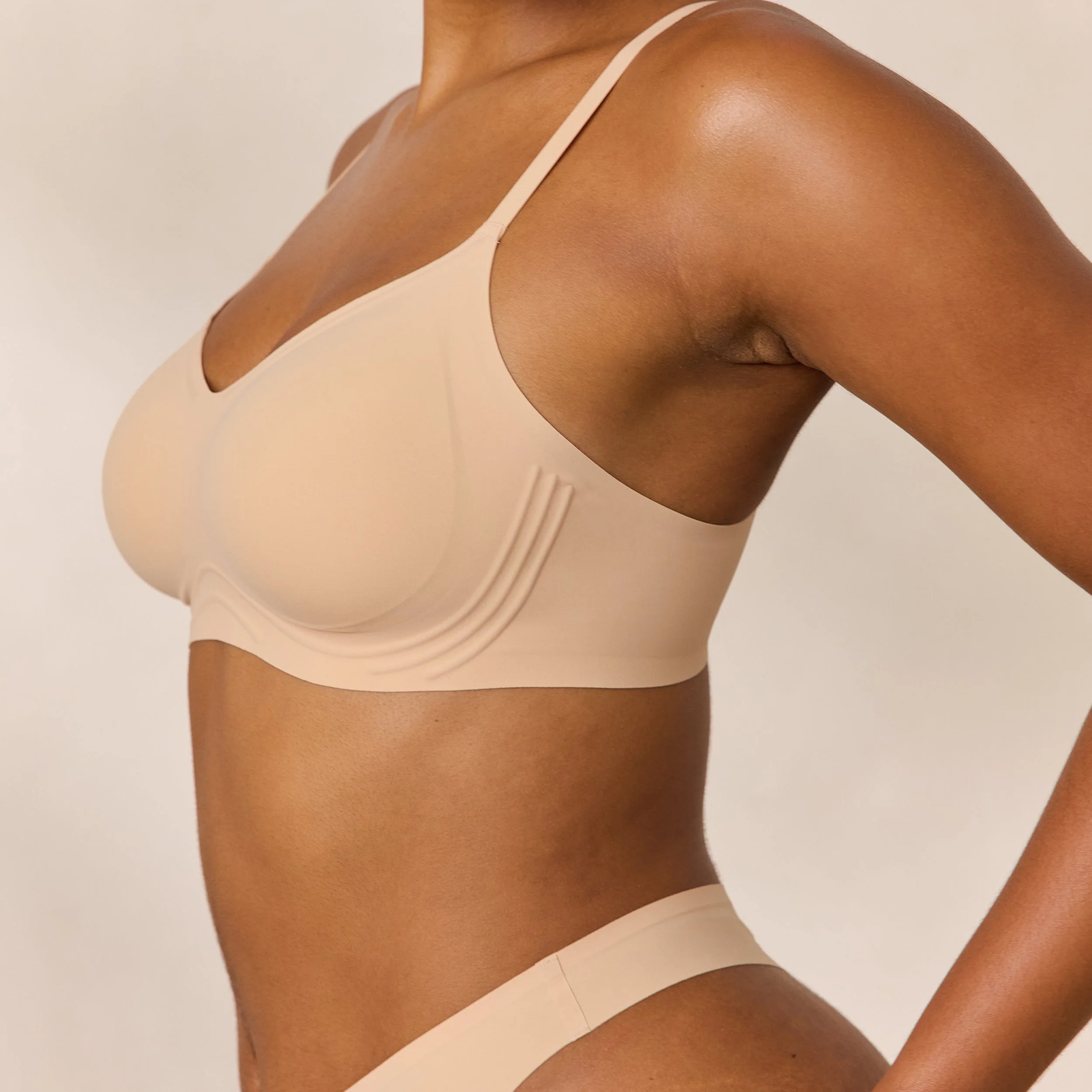 Everyday Flex Bralette - Sand - Image 3