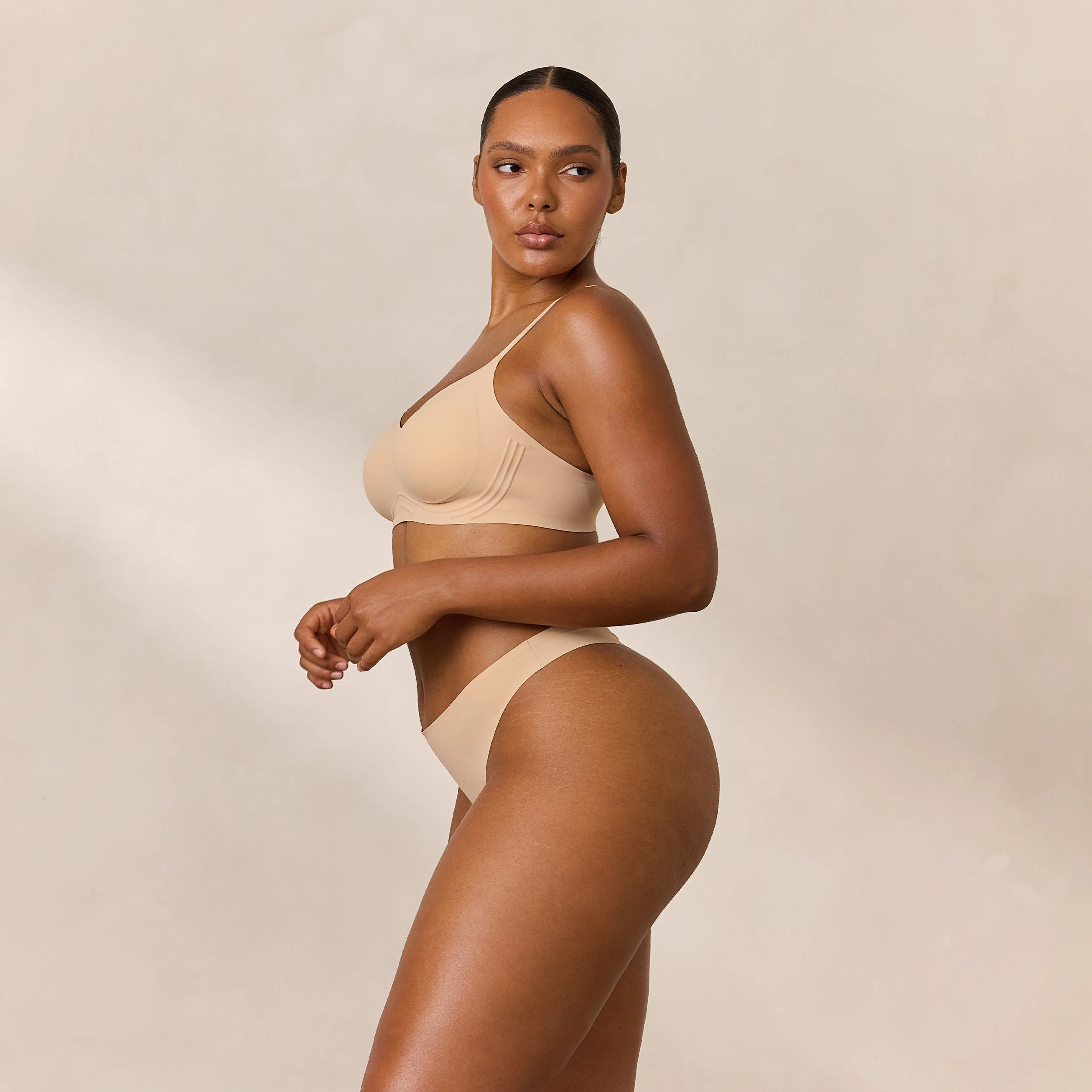 Everyday Flex Bralette - Sand - Image 4