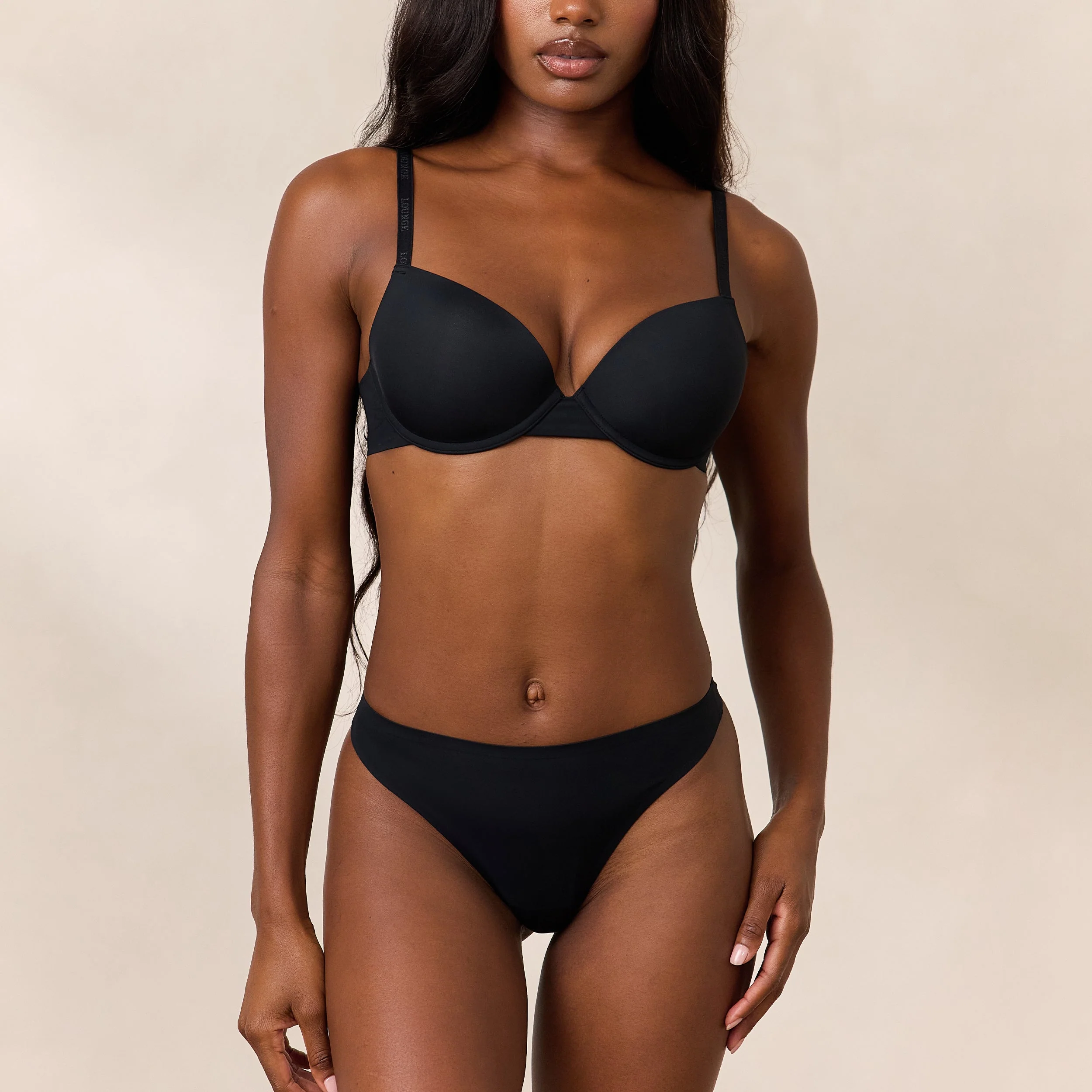 Invisible Form T-Shirt Bra - Black - Image 3