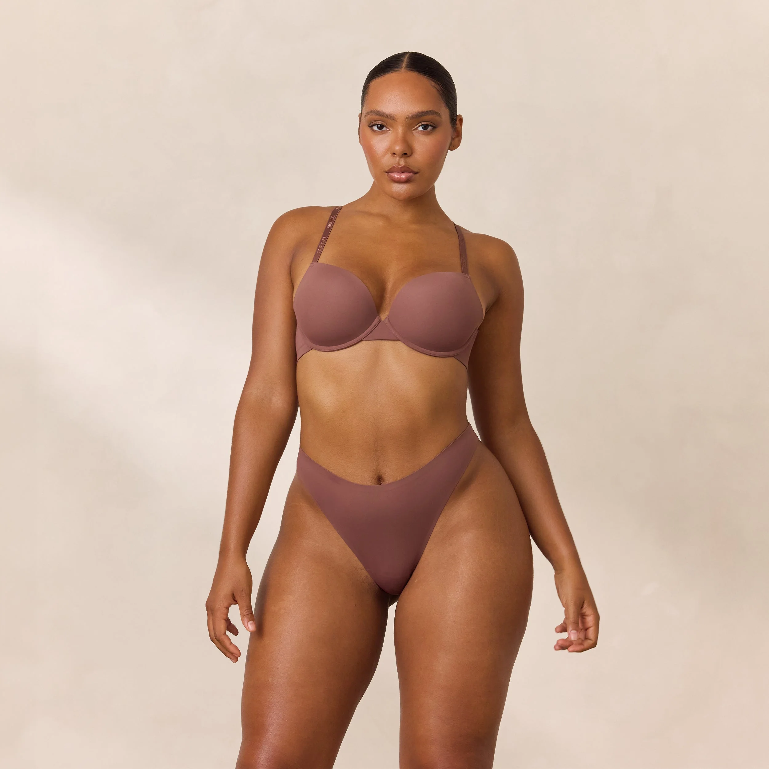 Invisible Form T-Shirt Bra - Nutmeg