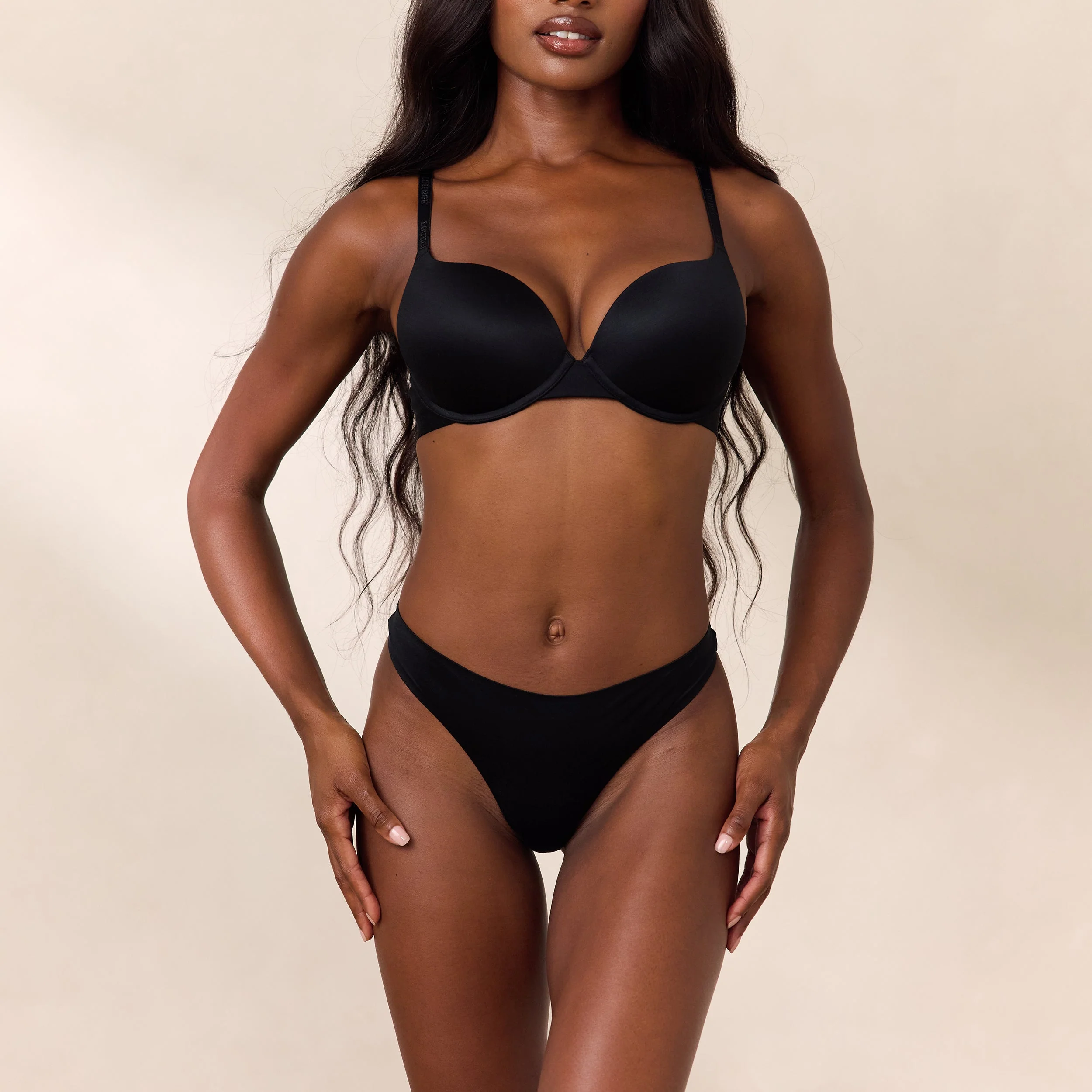 Everyday High Push-Up Bra - Black - Image 3