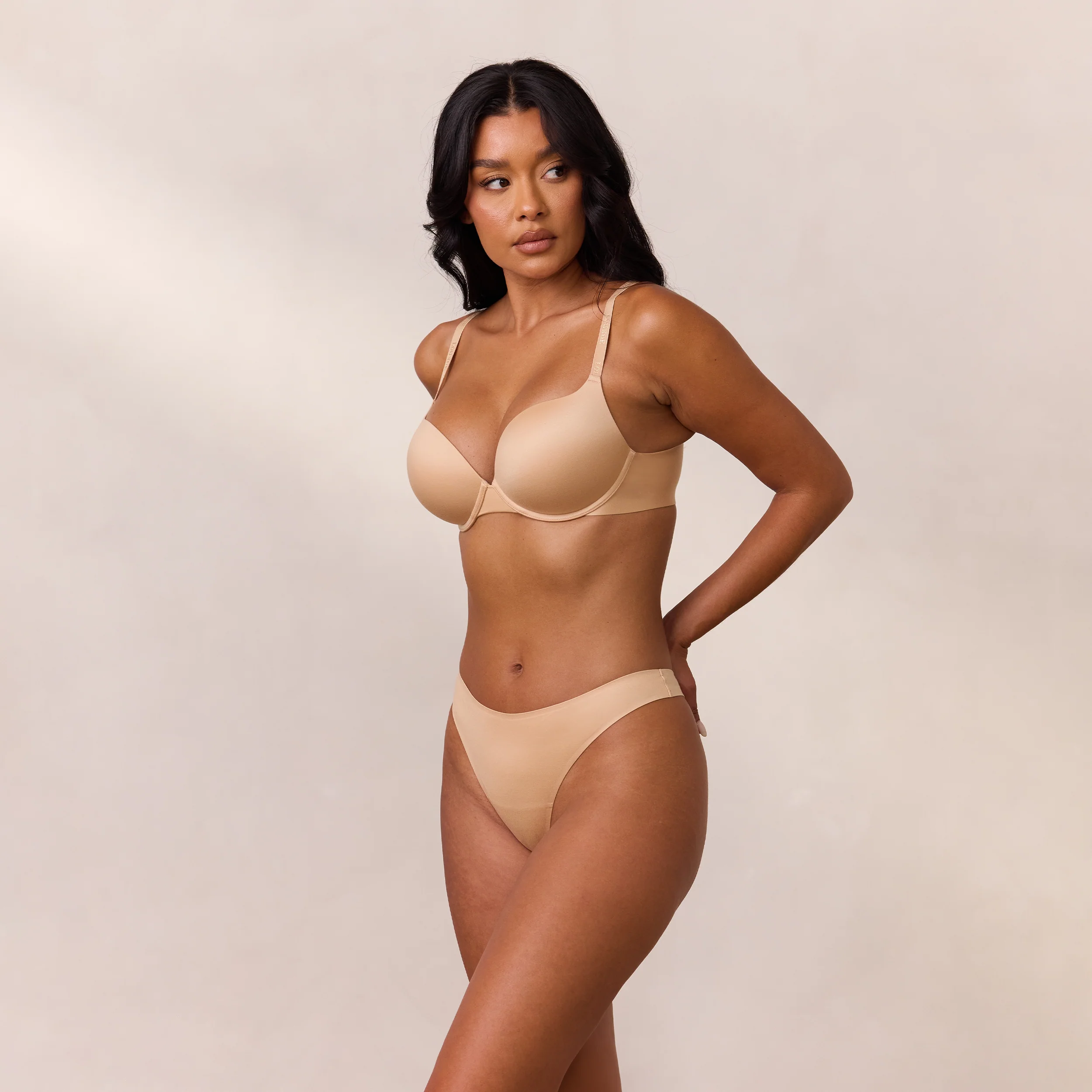 Everyday High Push-Up Bra - Sand - Image 5
