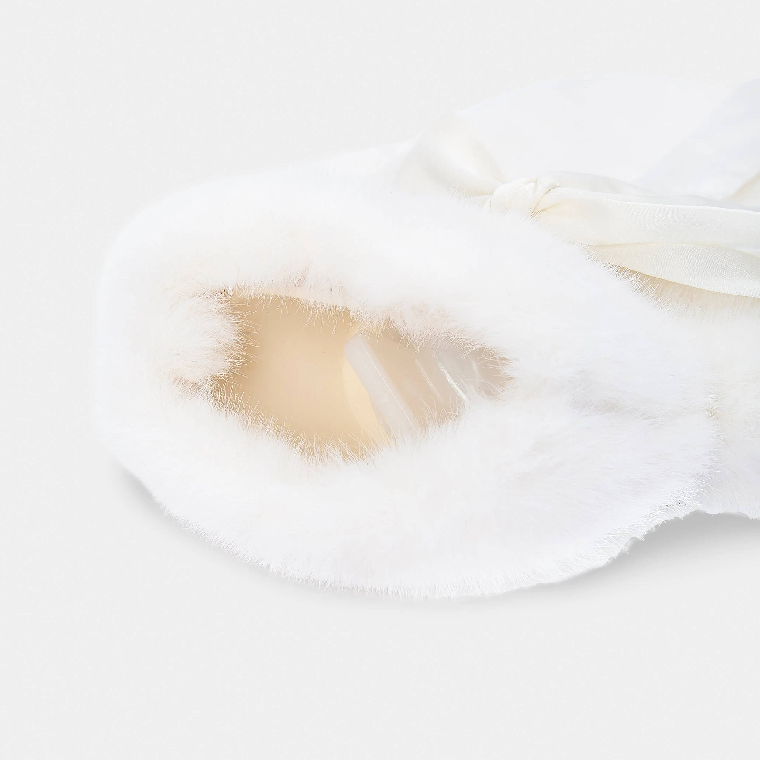 Faux Fur Hot Water Bottle - Ivory - Image 4