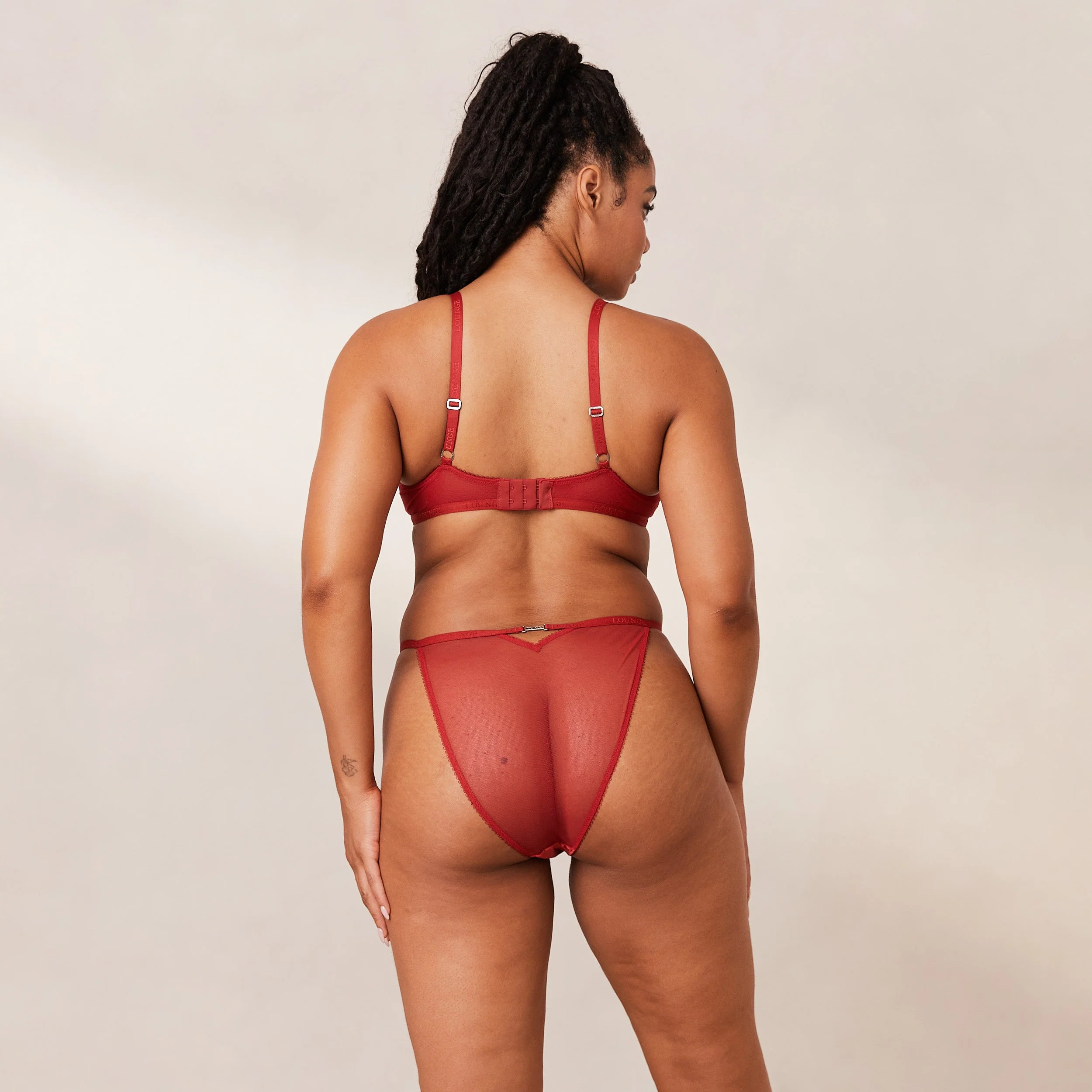 Flirt Balcony Bra  - Maroon - Image 20