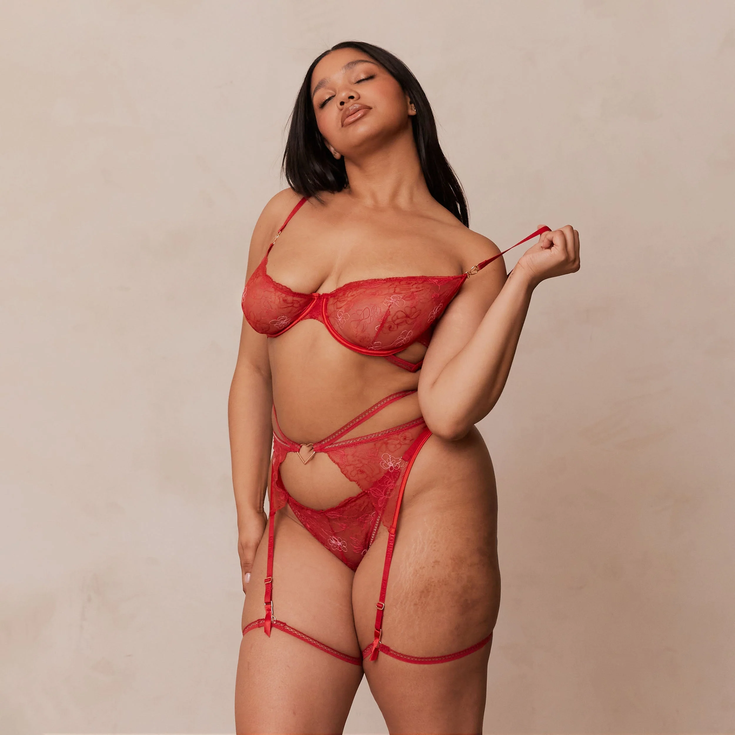 Gabriella Intimates Bra - Maroon - Image 10
