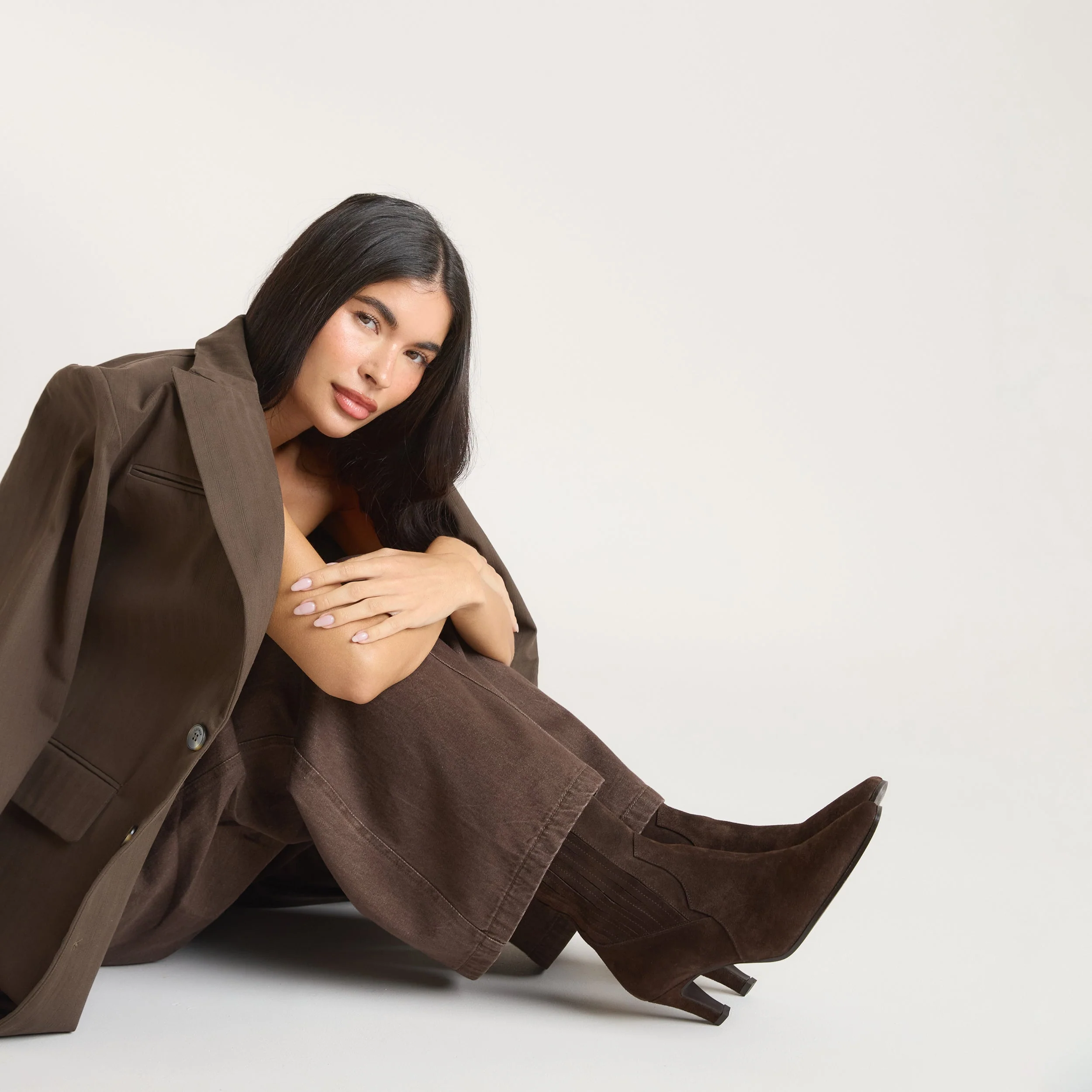 Heather Ankle Boots - Chocolate - Image 4