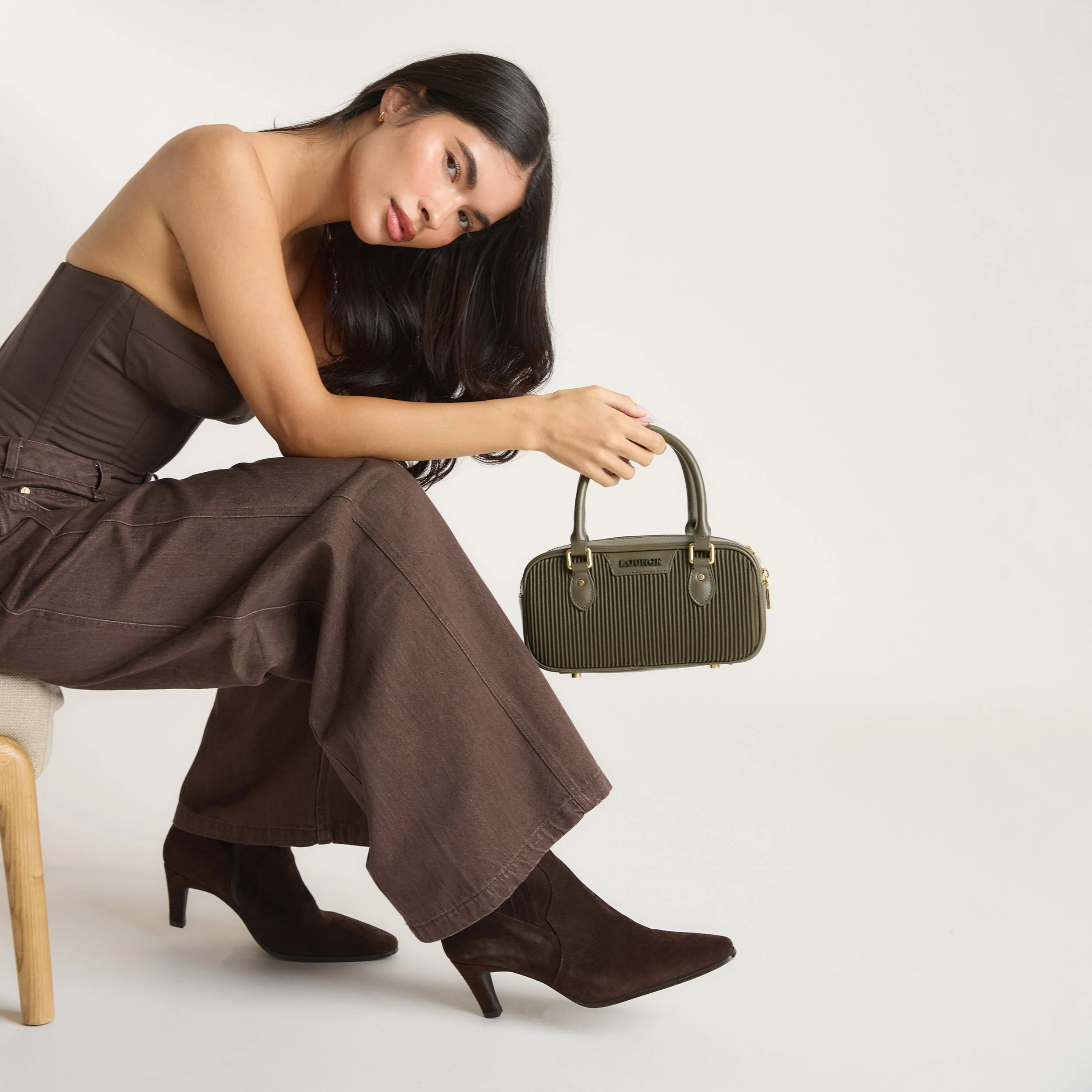 Heather Ankle Boots - Chocolate - Image 7