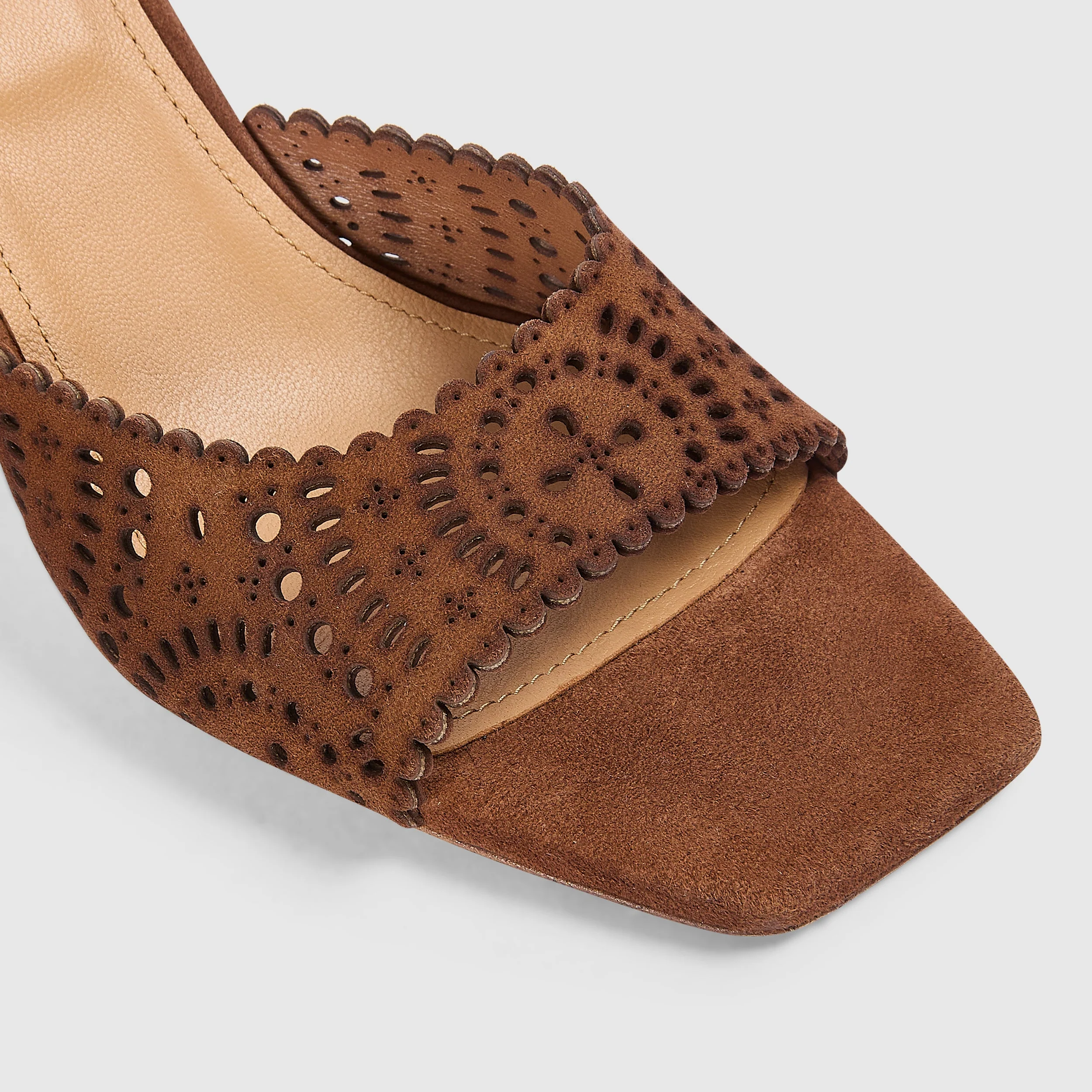 Inez Kitten Heels - Tan - Image 6