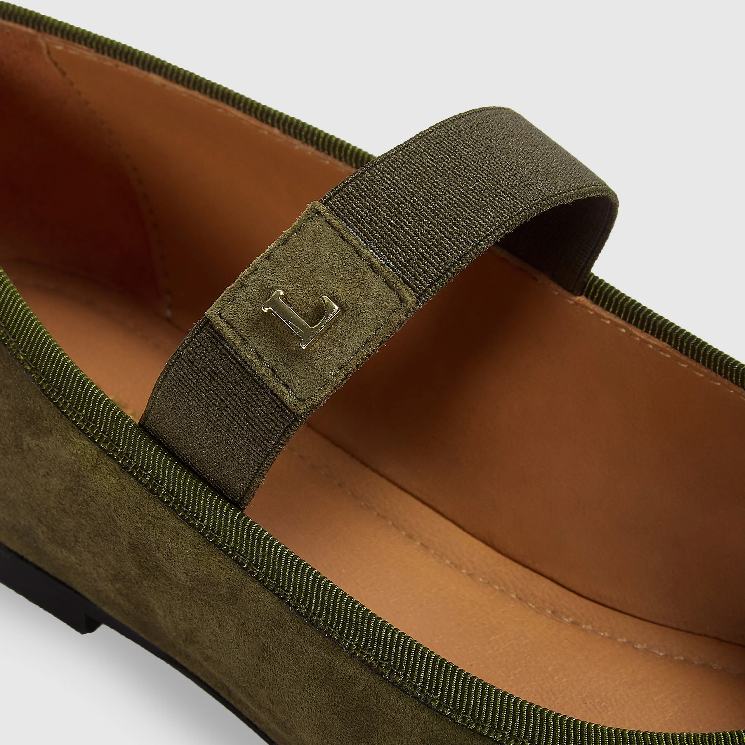 Juna Ballet Flats - Olive - Image 4