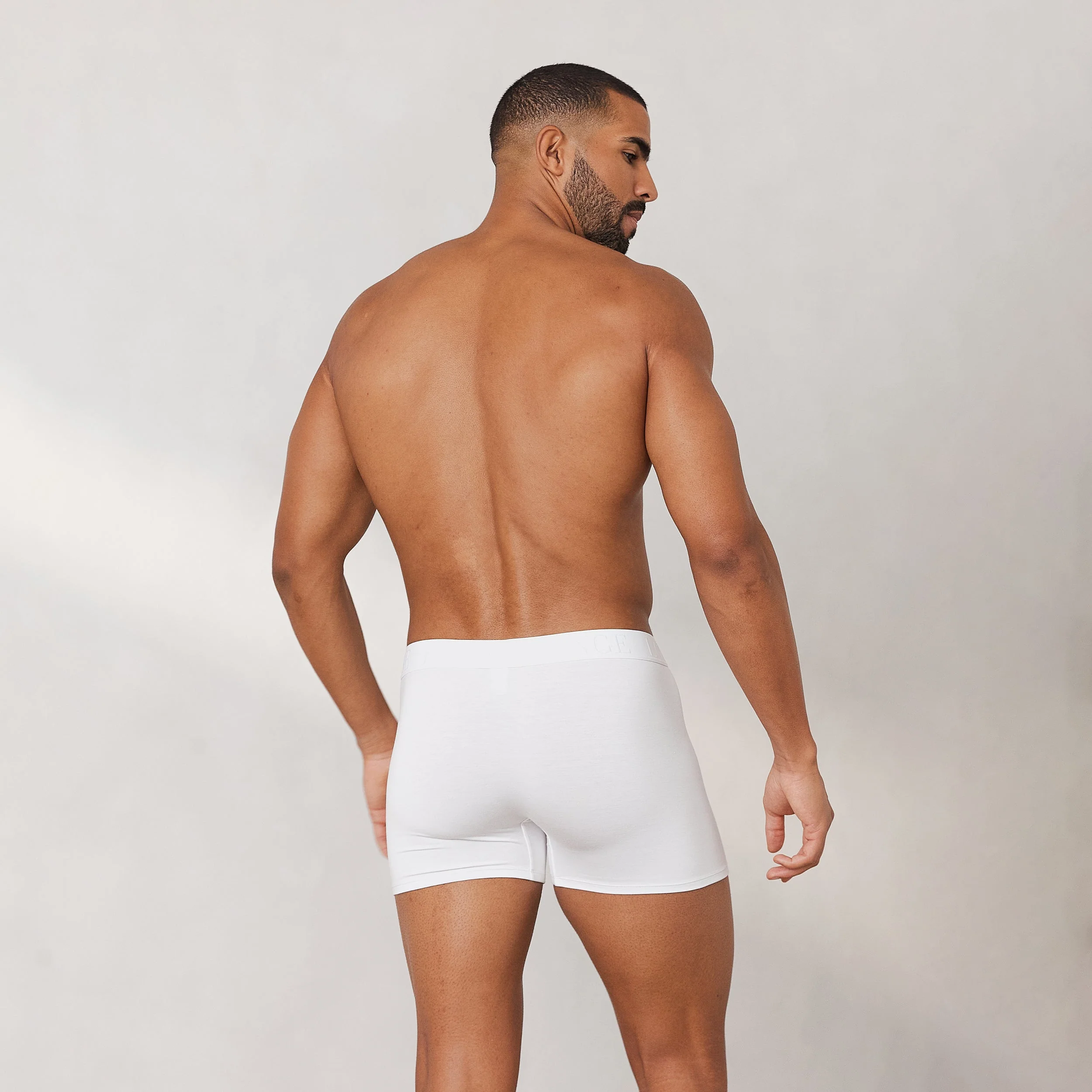 Men's Luxe Boxers (3 Pack) - White - Image 2