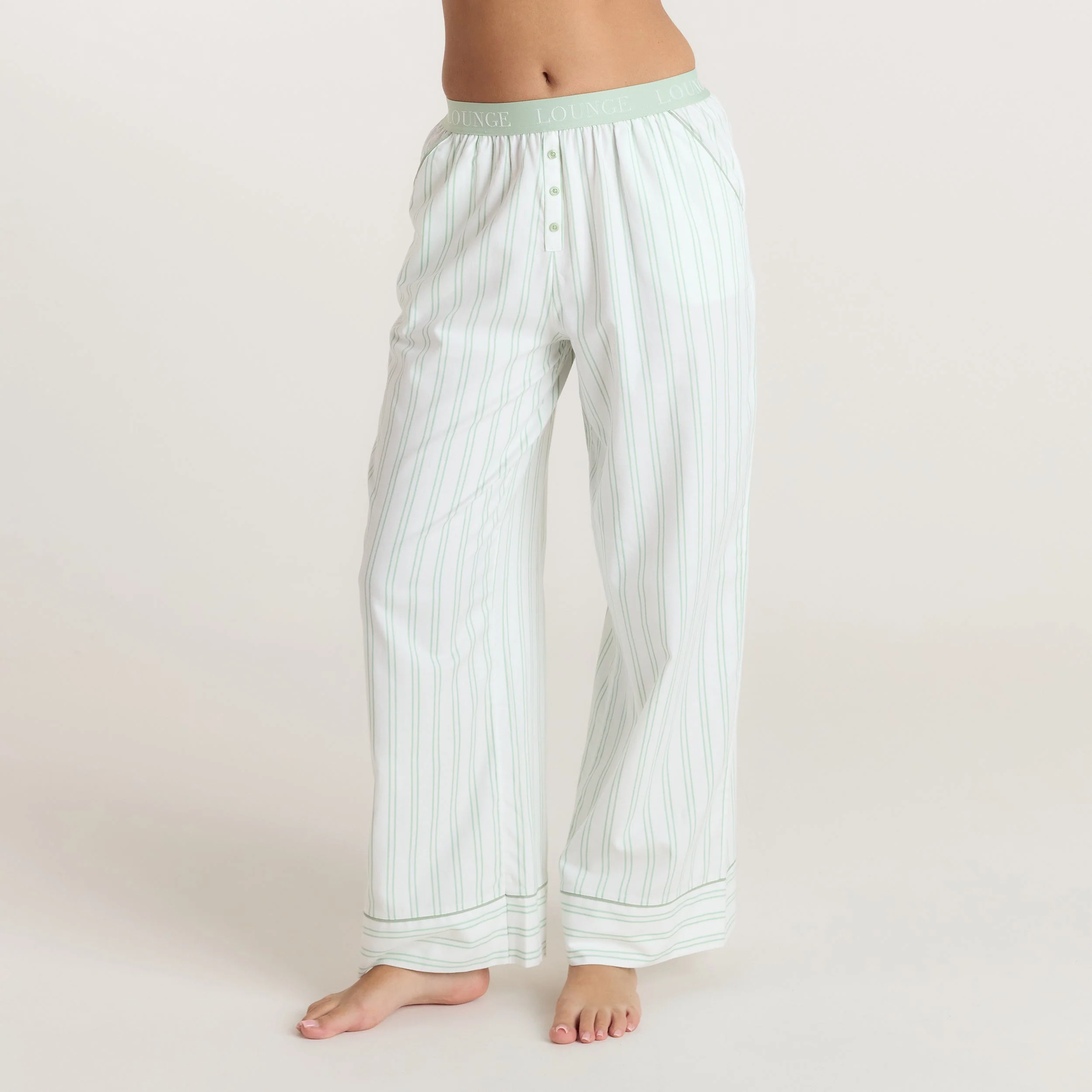Mistletoe Pajama Bottoms - Sage