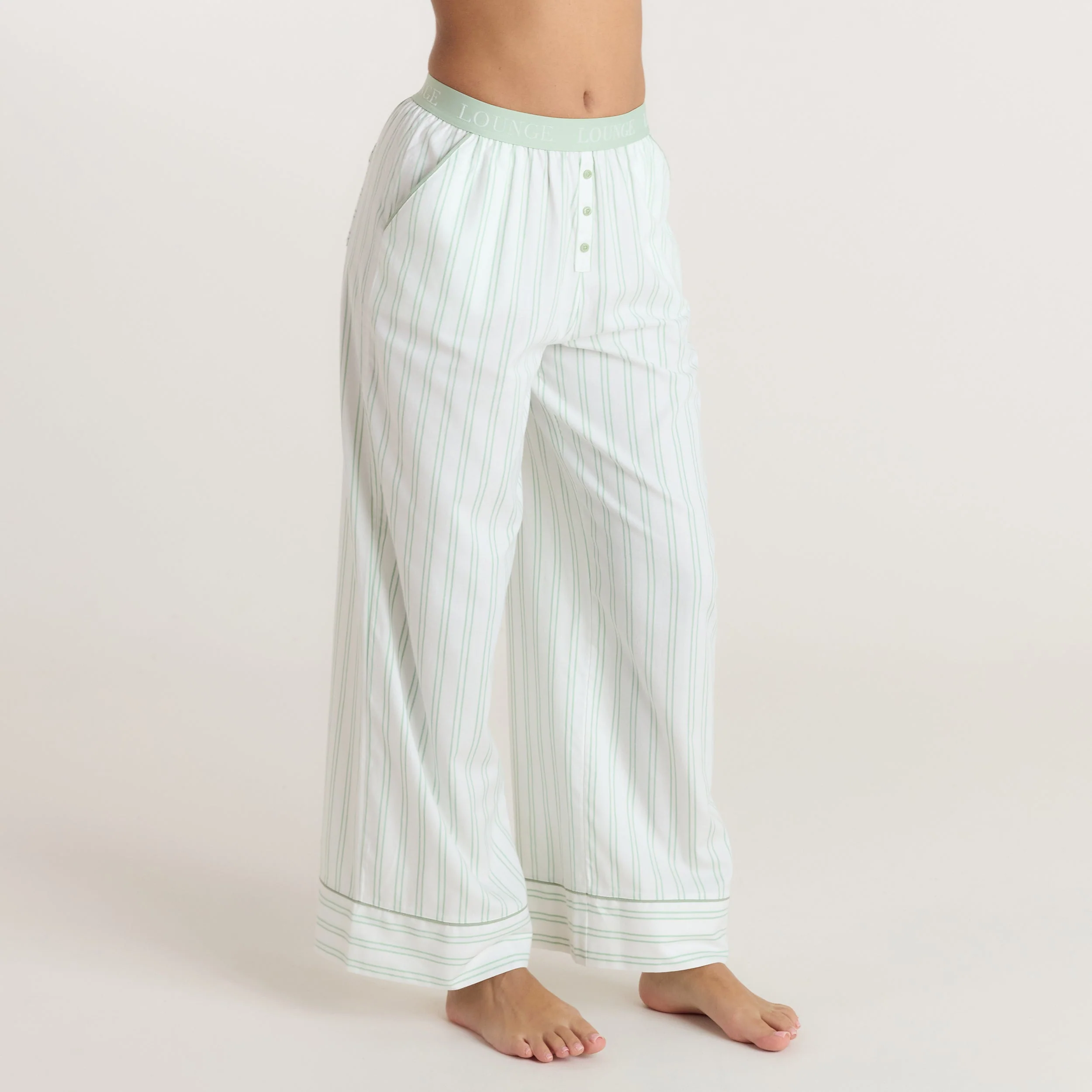 Mistletoe Pajama Bottoms - Sage - Image 5