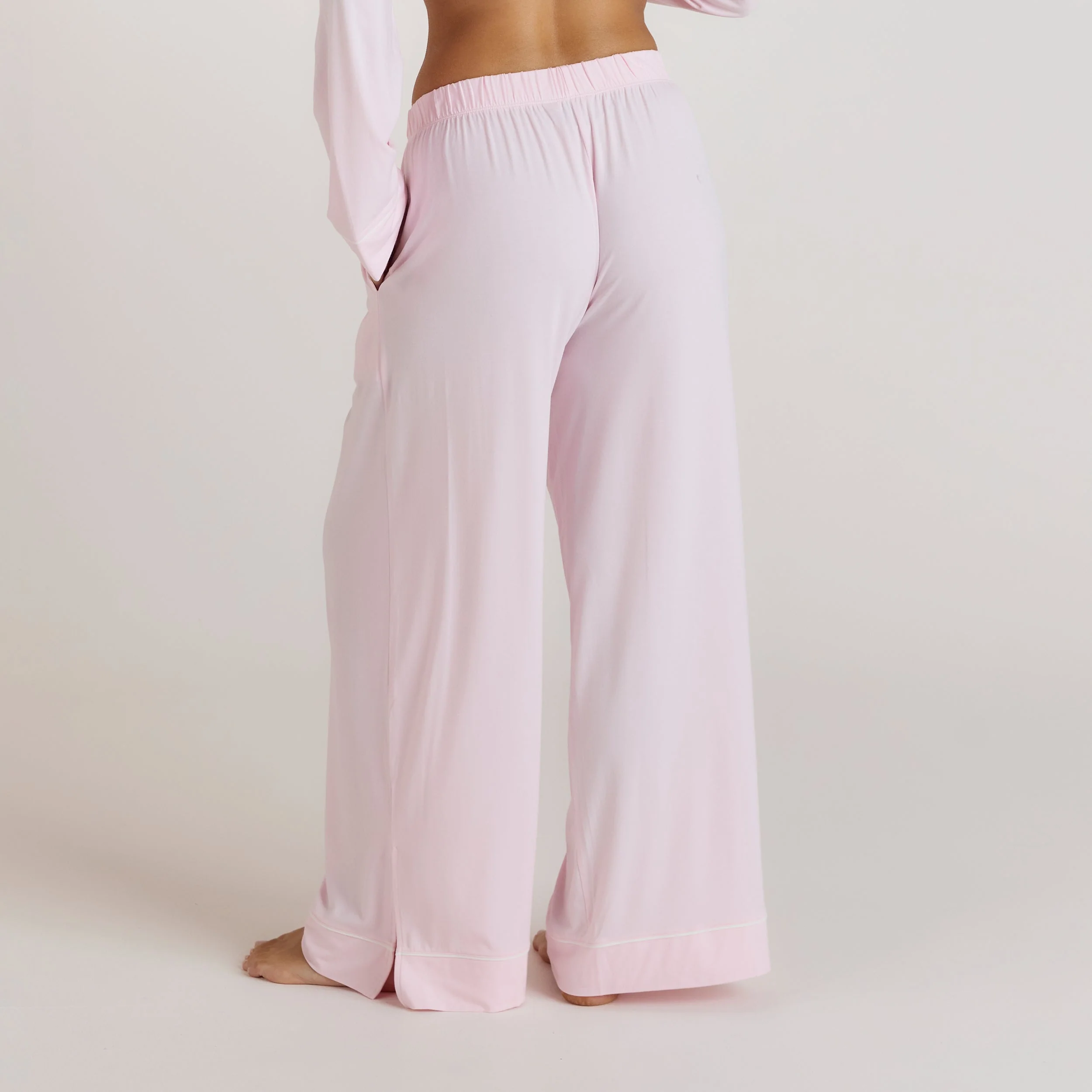 Modal Pajama Pants - Pink - Image 4