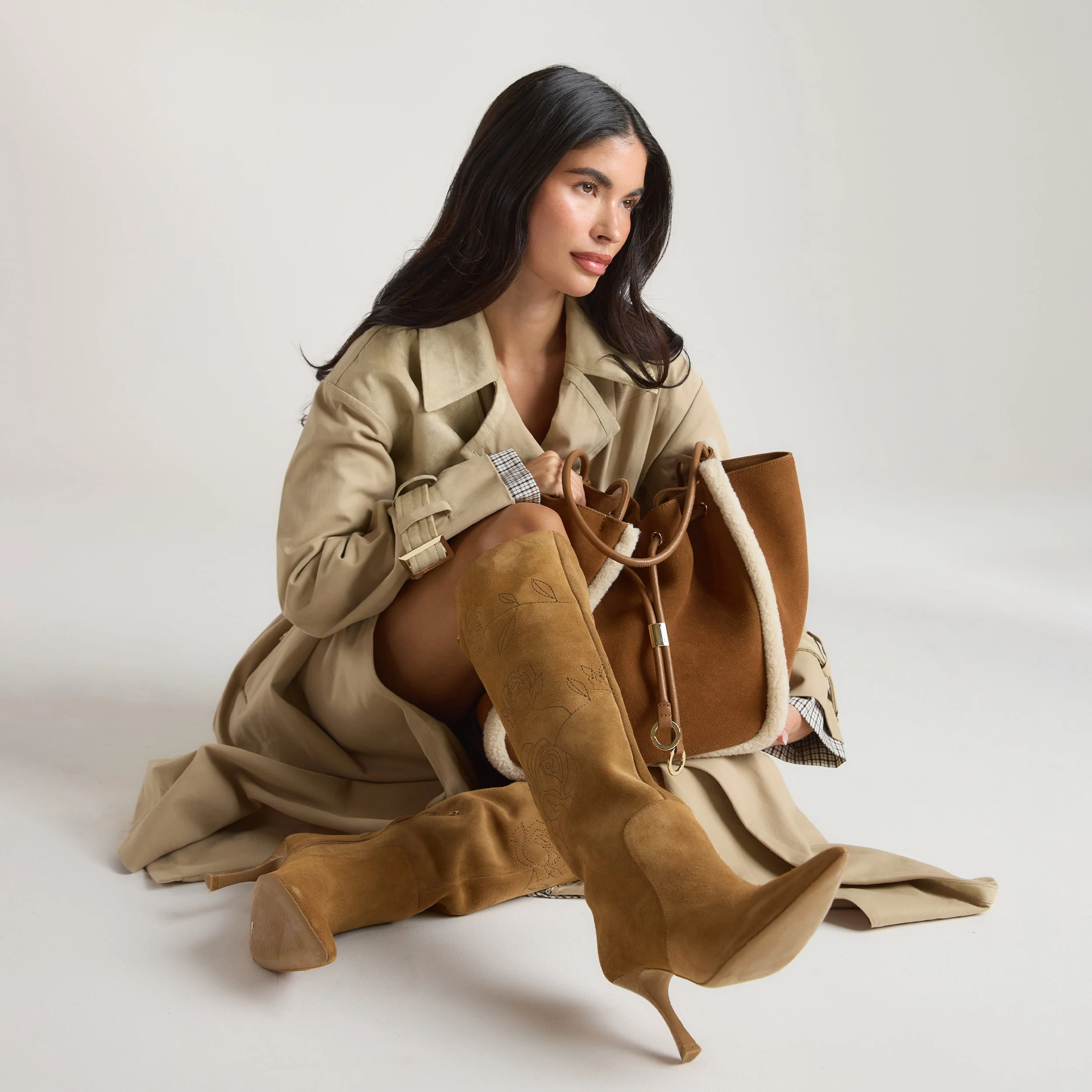 Nova Knee-High Boots - Tan - Image 6