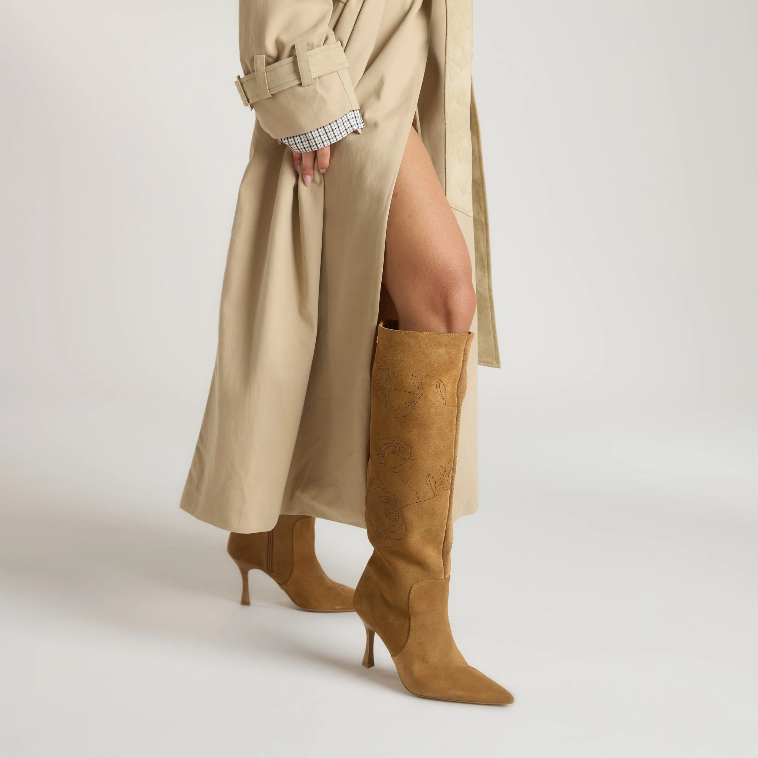 Nova Knee-High Boots - Tan - Image 7