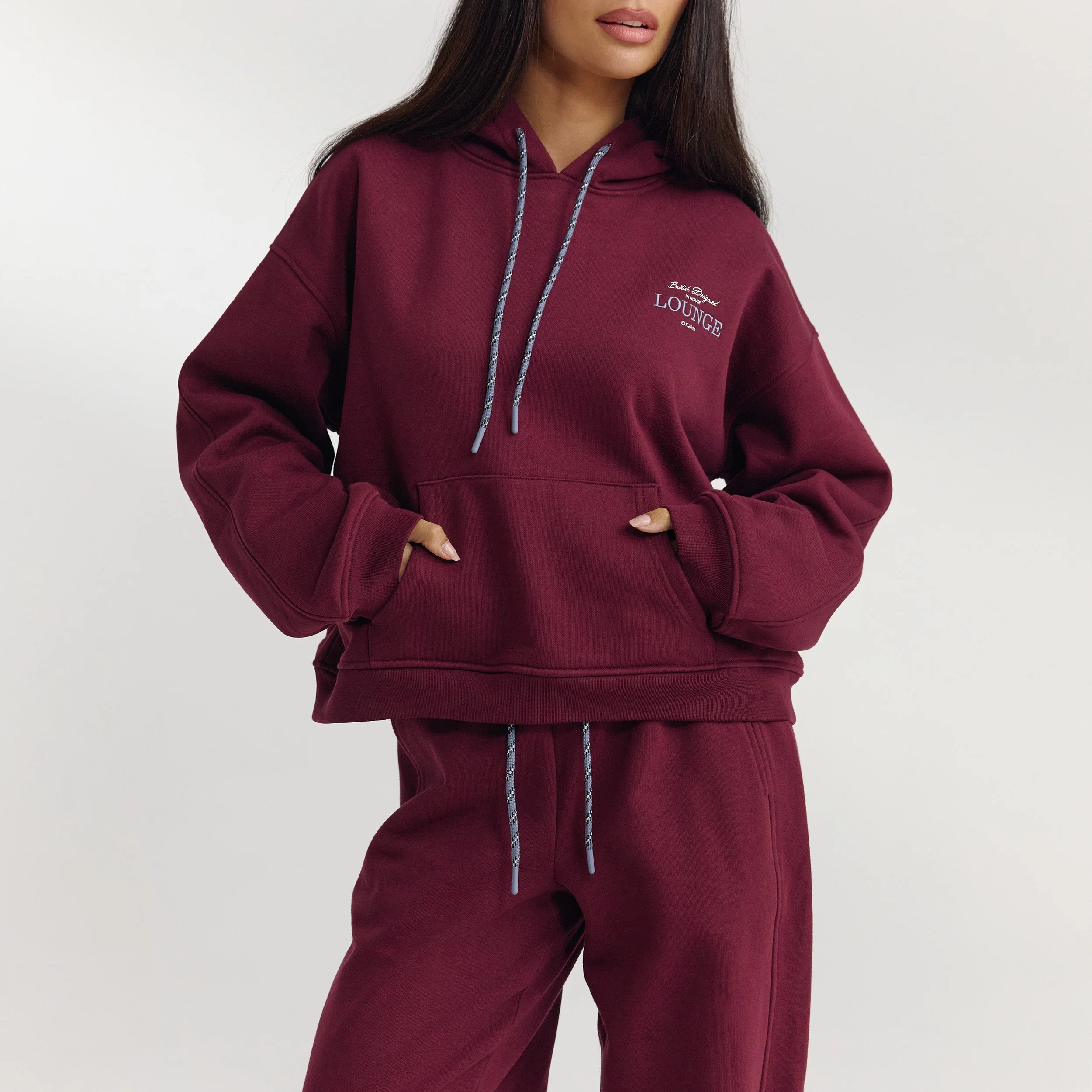 Oversized Hoodie - Cherry Lacquer - Image 2