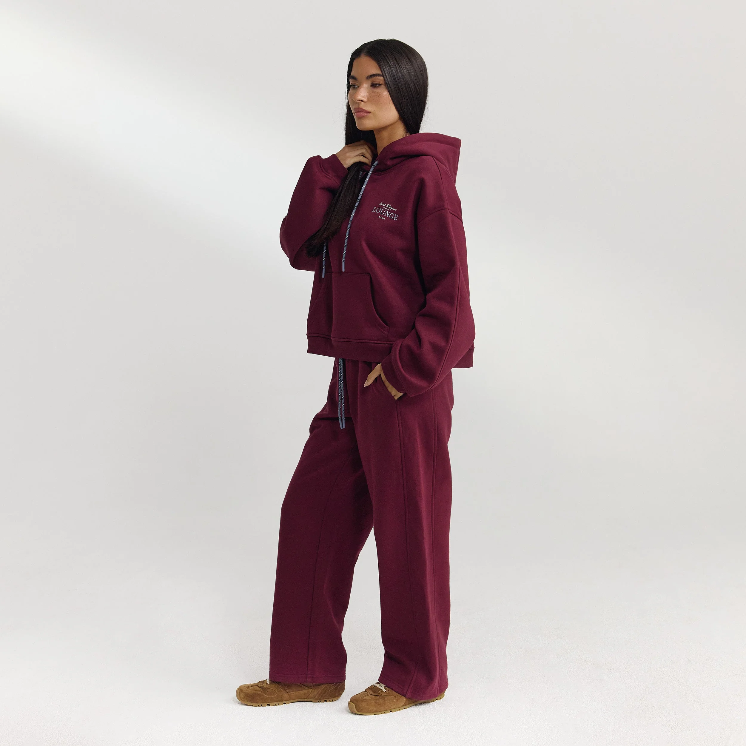 Oversized Hoodie - Cherry Lacquer - Image 3