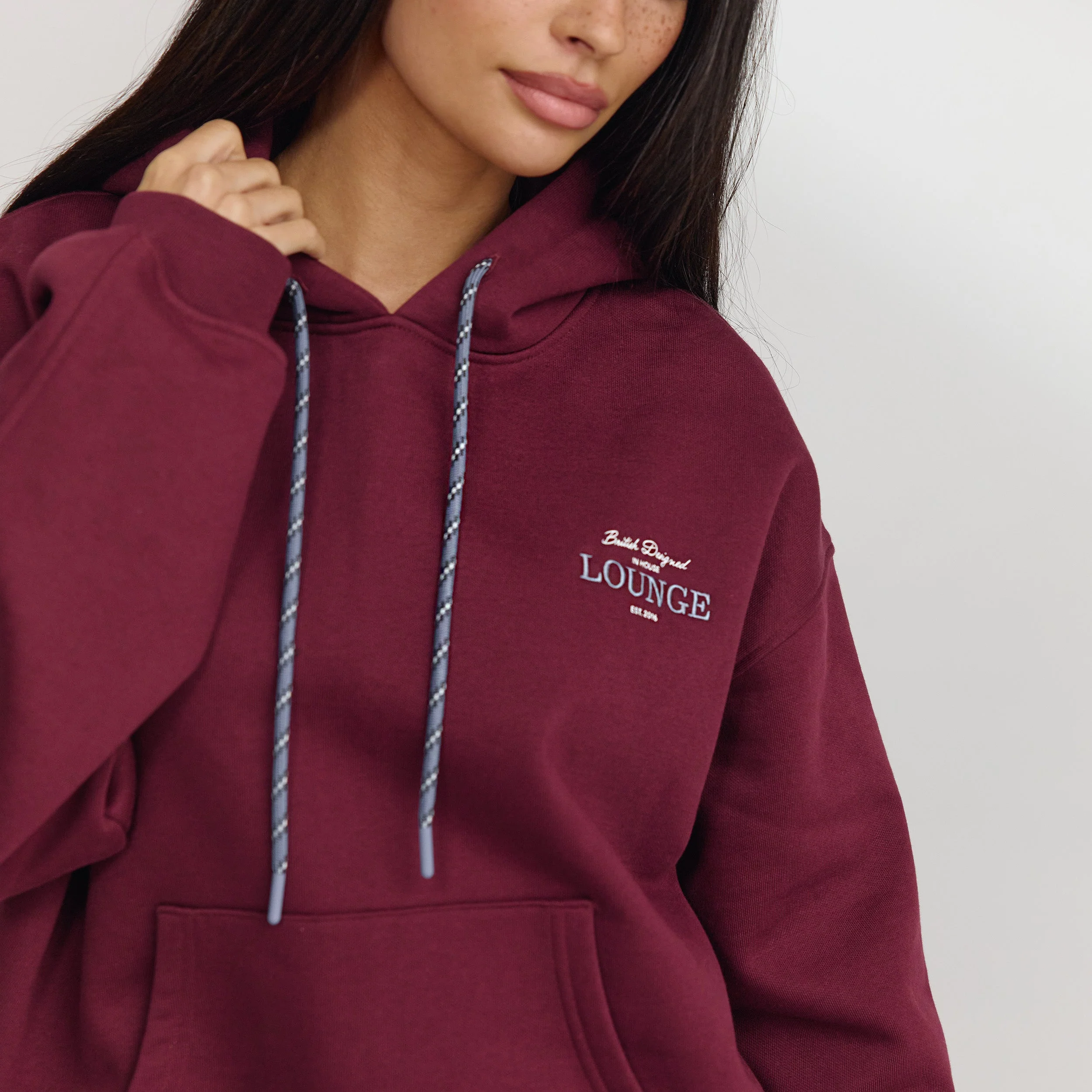 Oversized Hoodie - Cherry Lacquer - Image 6