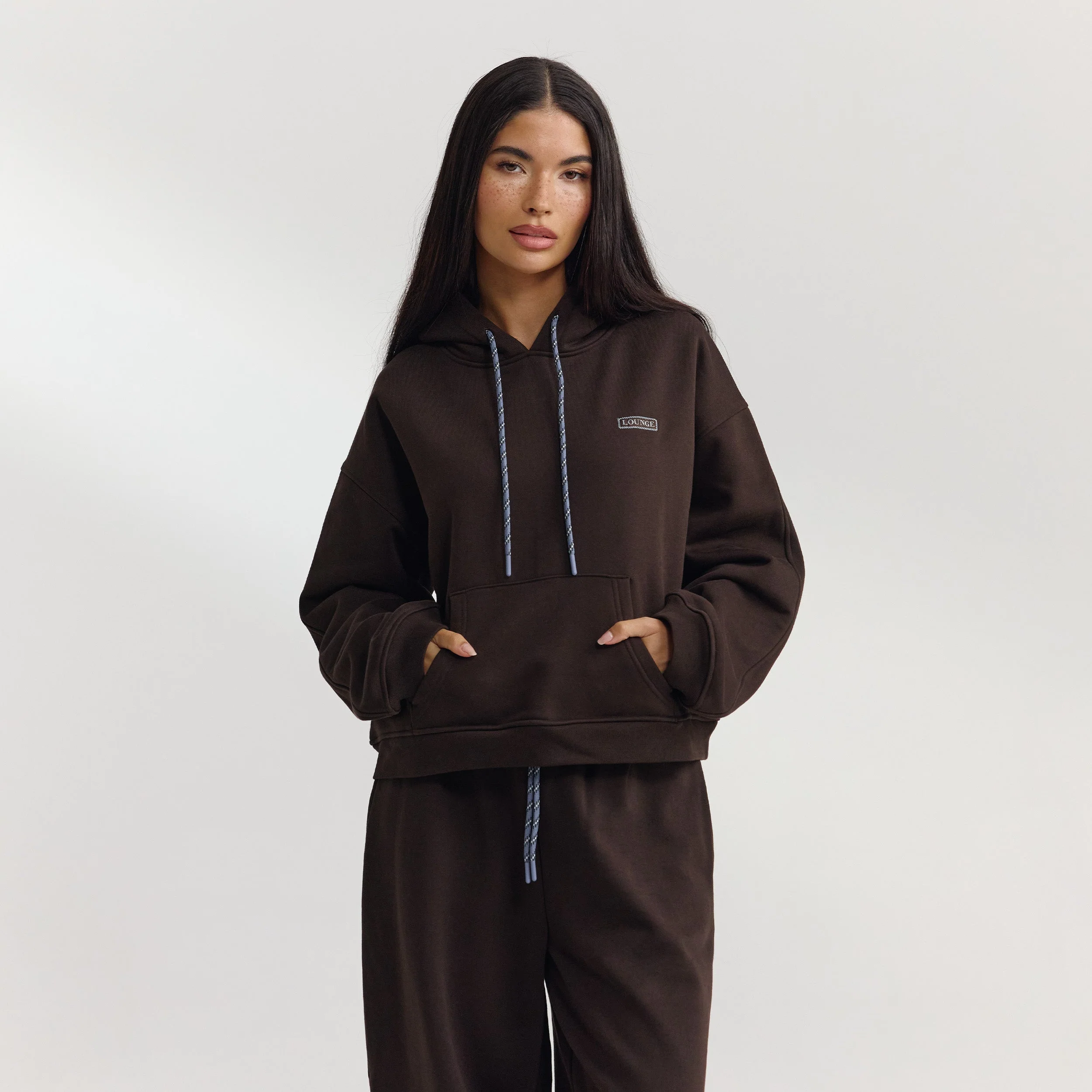 Oversized Hoodie - Dark Chocolate - Image 2