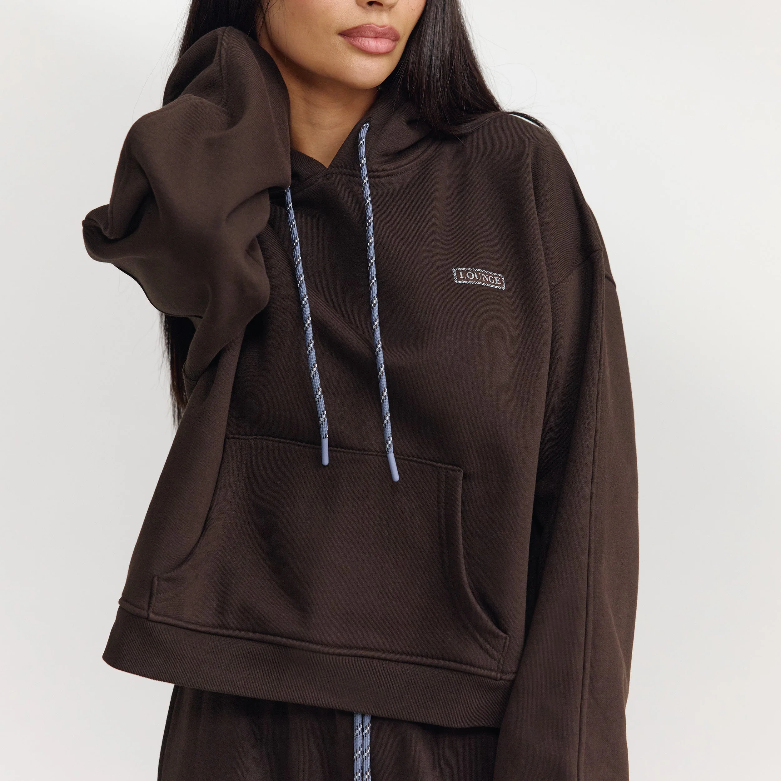 Oversized Hoodie - Dark Chocolate - Image 4