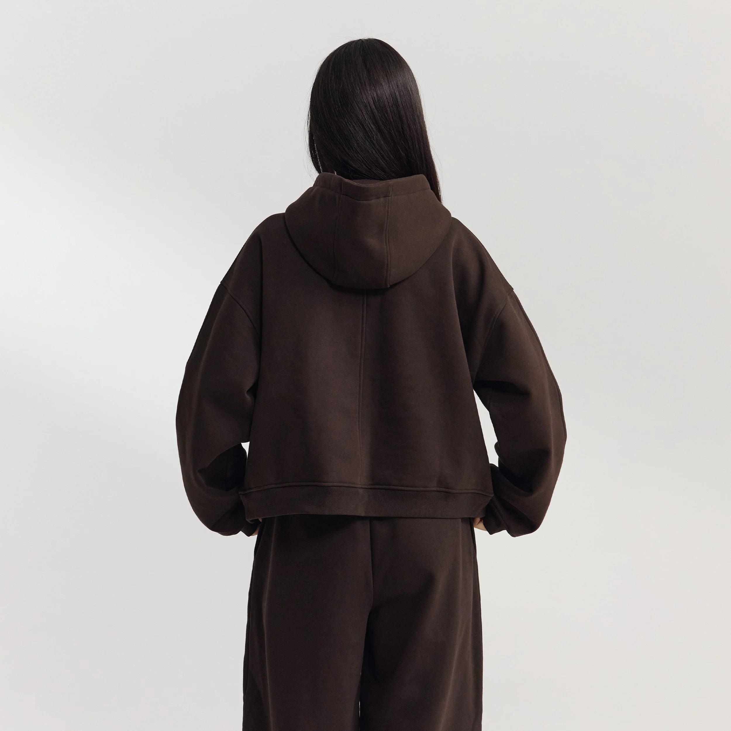 Oversized Hoodie - Dark Chocolate - Image 5