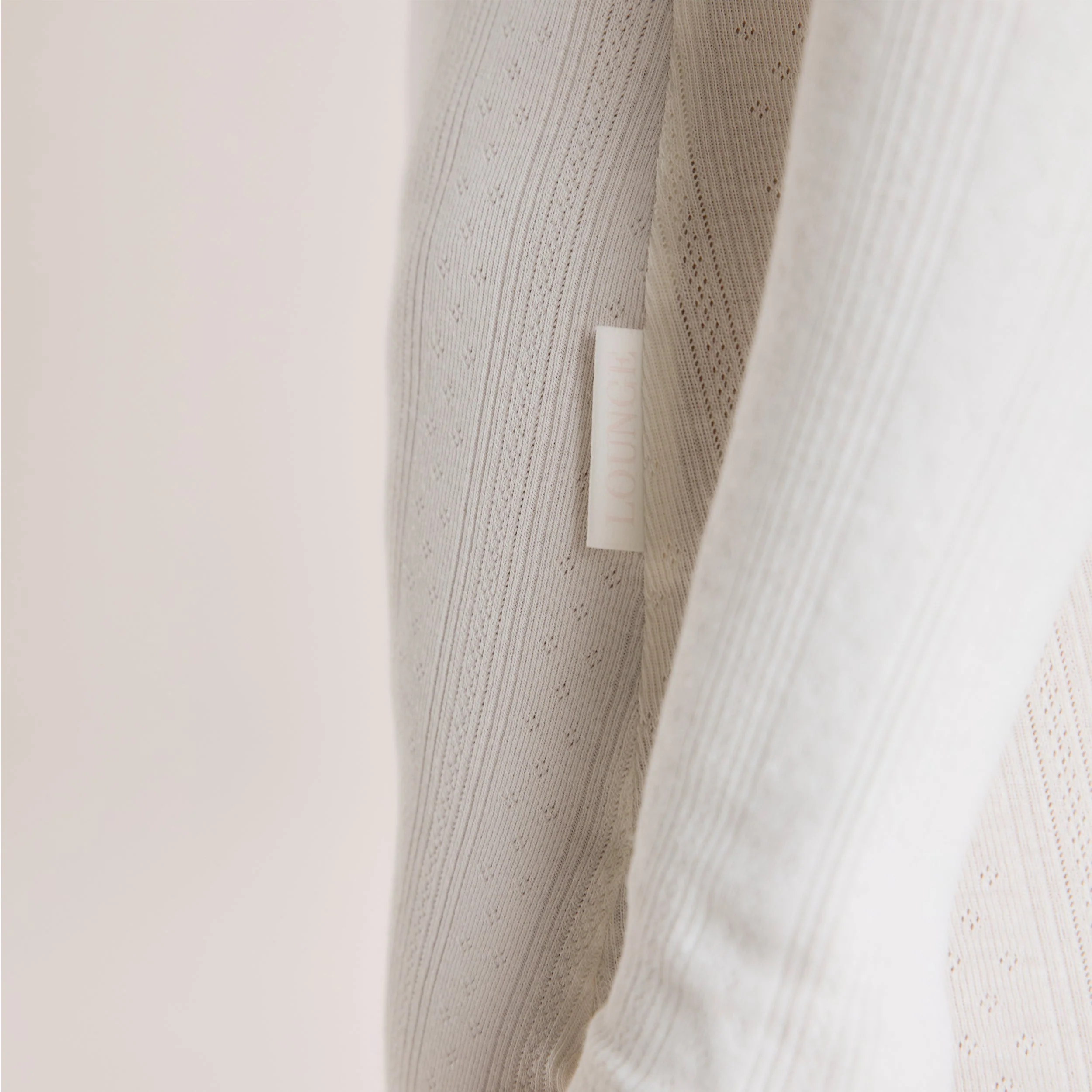 Pointelle Romper - Cream - Image 6
