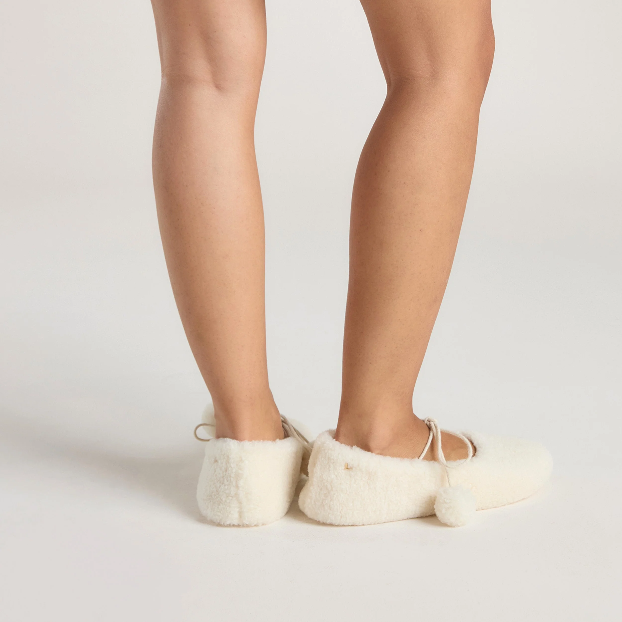 Poppy Ballet Slippers - Ecru - Image 3