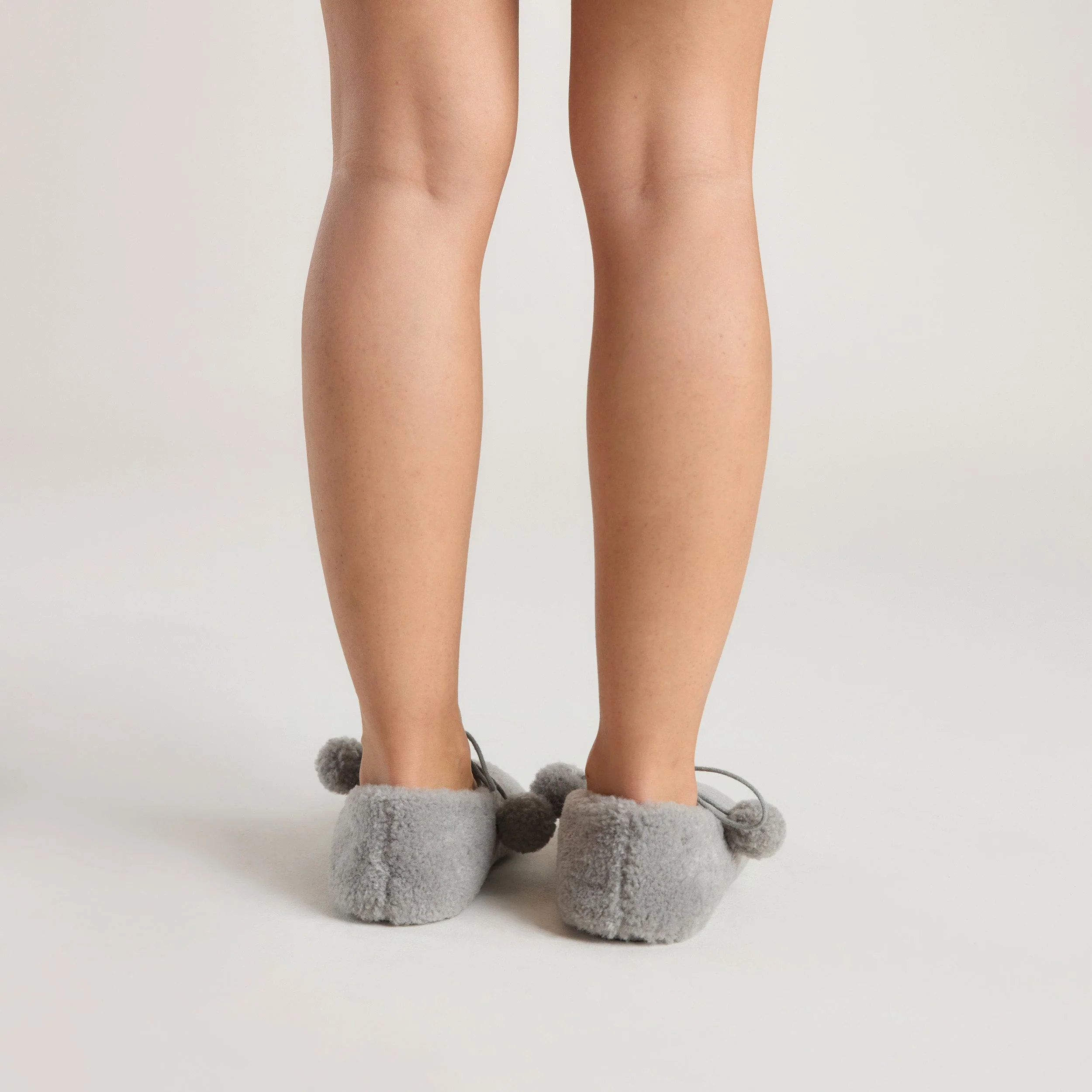 Poppy Ballet Slippers - Grey - Image 3