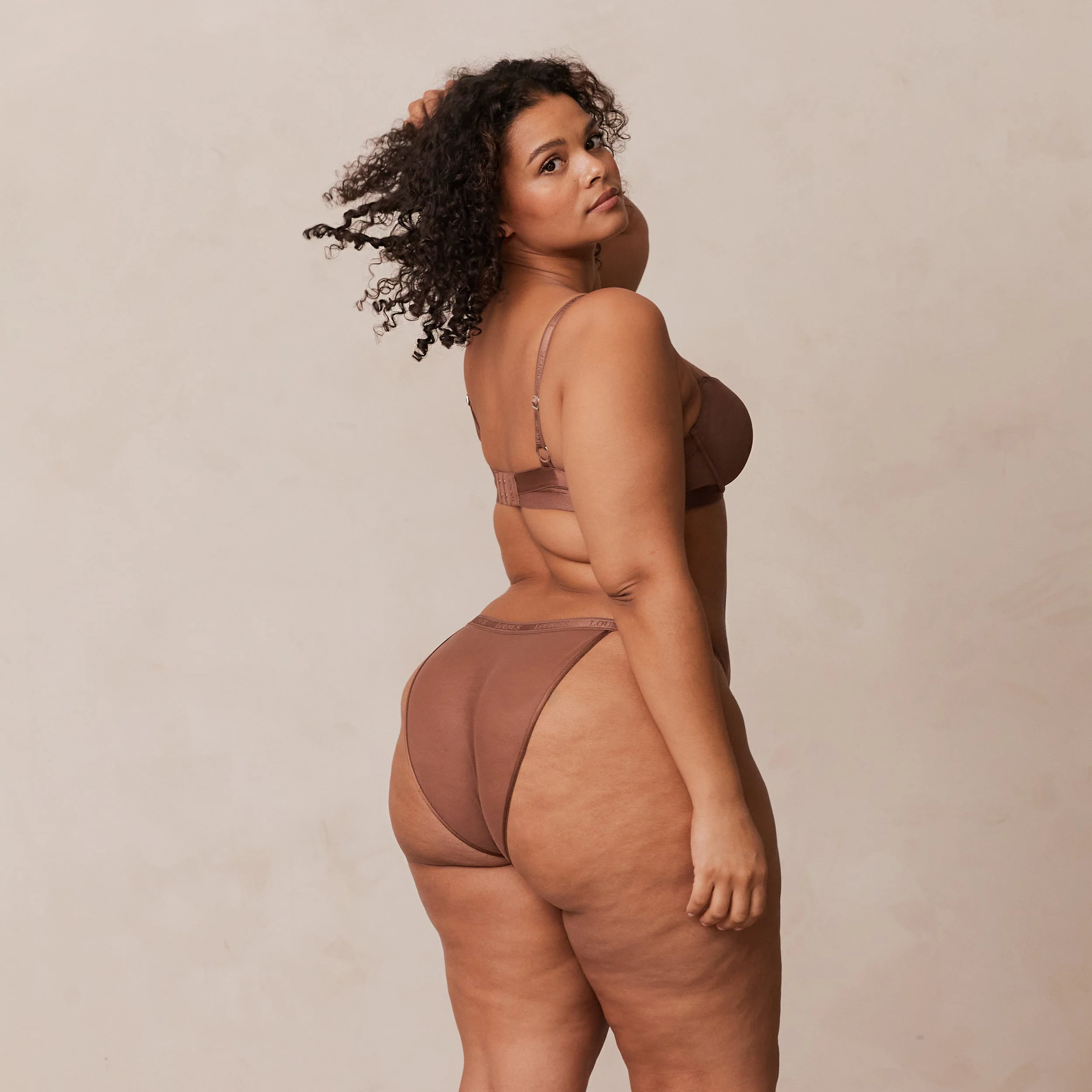 Smooth Mesh T-shirt Bra  - Chestnut - Image 20