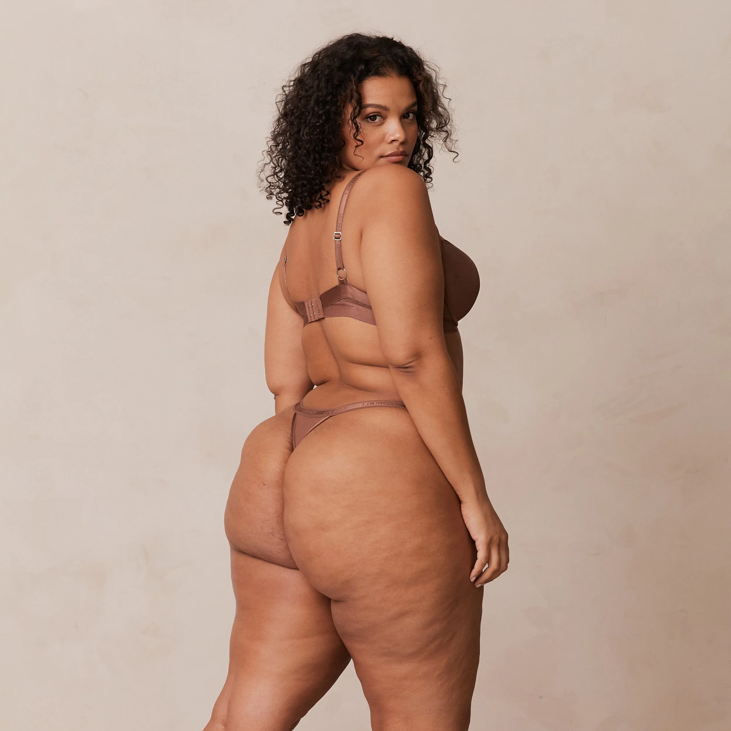 Smooth Mesh T-shirt Bra  - Chestnut - Image 8