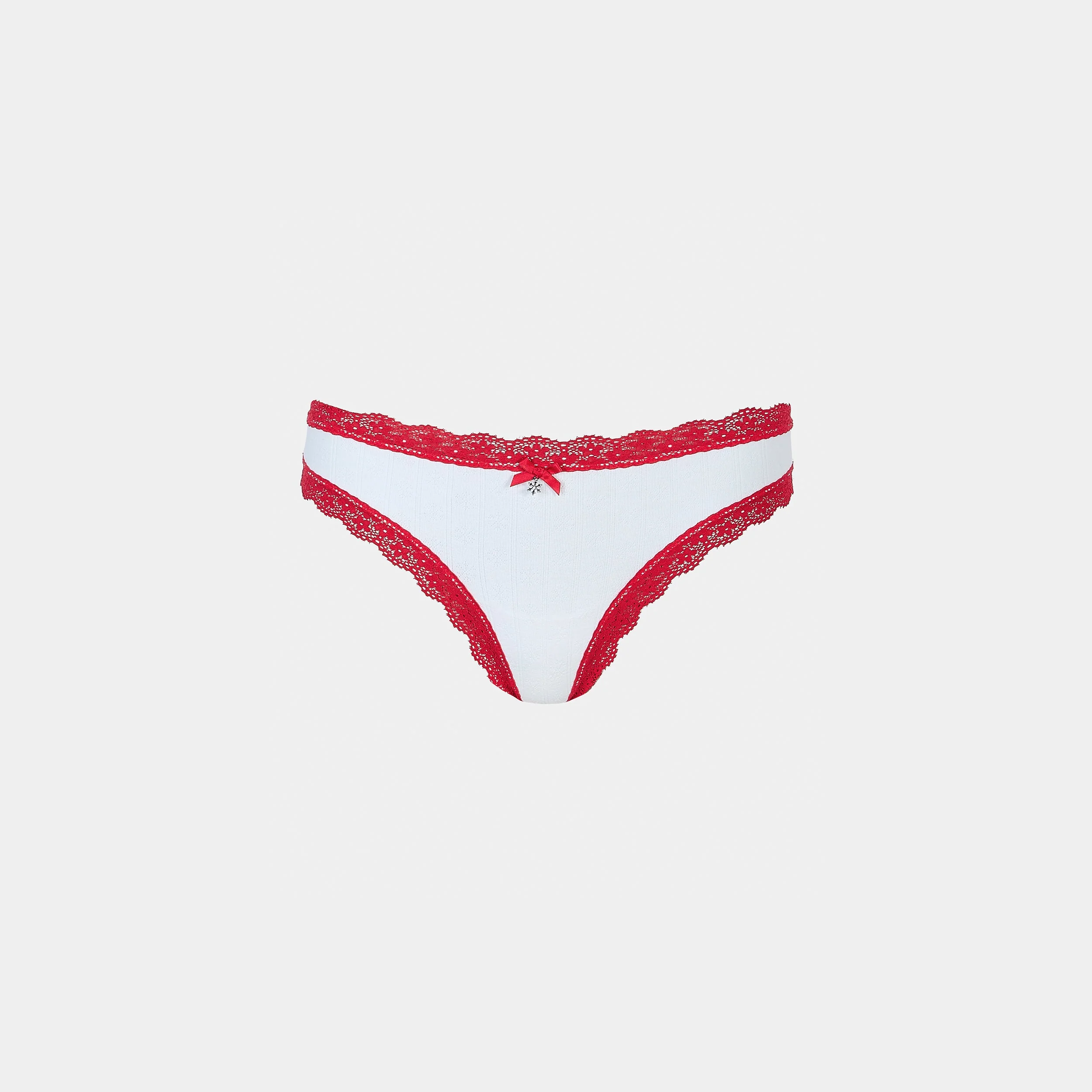 Snowflake Thongs (2-Pack) - Red/White - Image 9