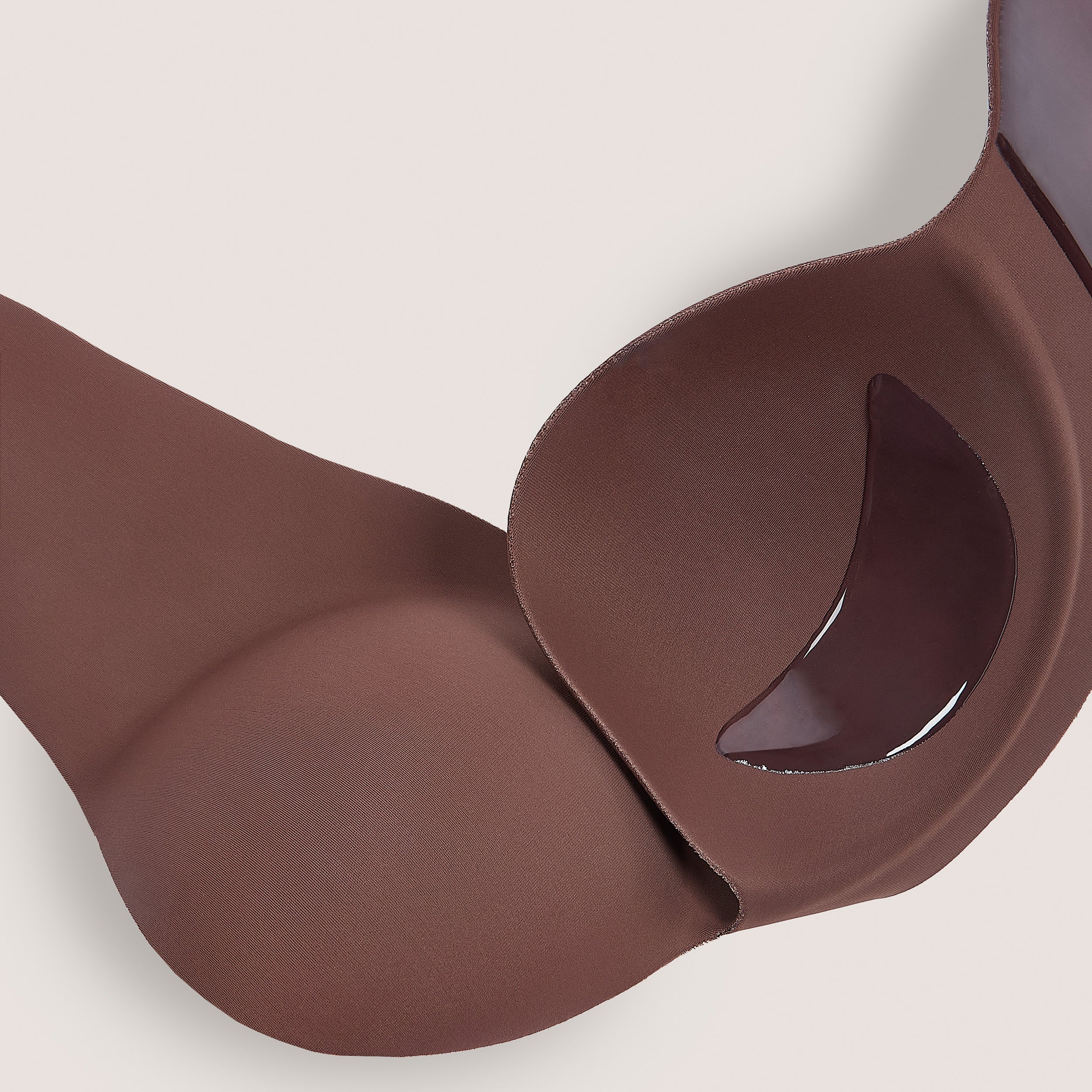 Stick-On Push-Up Bra - Mocha - Image 3