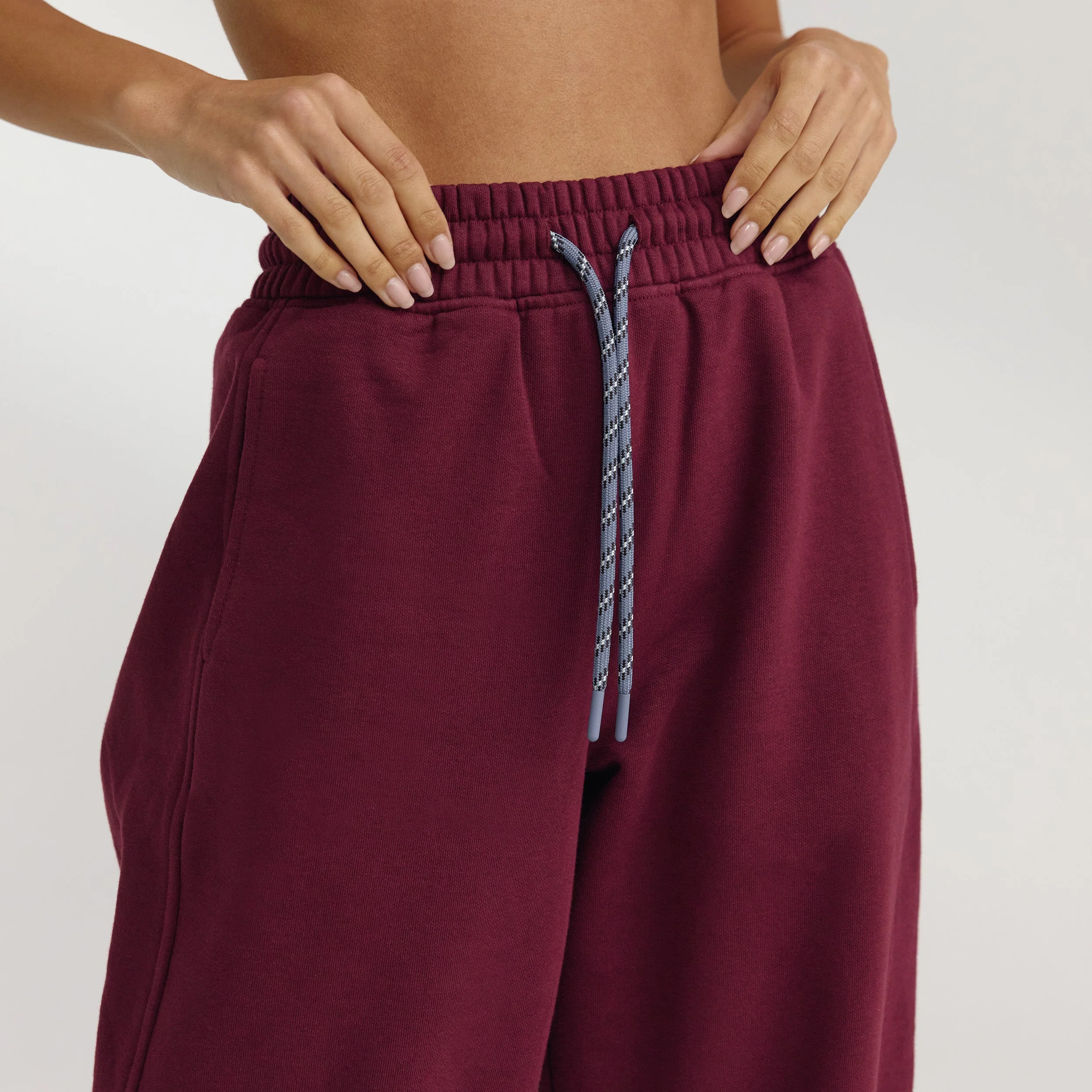 Straight-Leg Sweatpants - Cherry Lacquer - Image 6