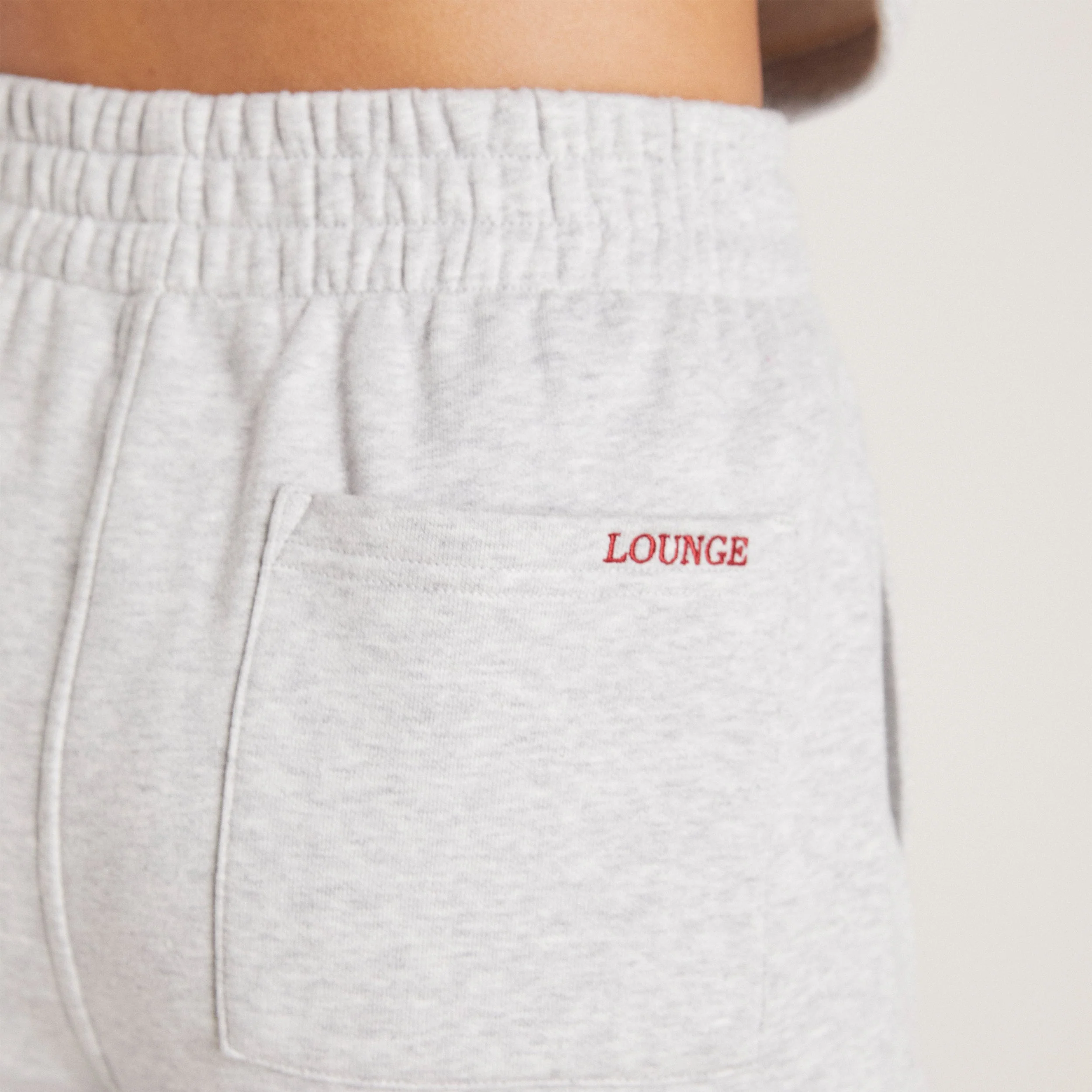 Straight Leg Sweatpants - Grey Marl - Image 5
