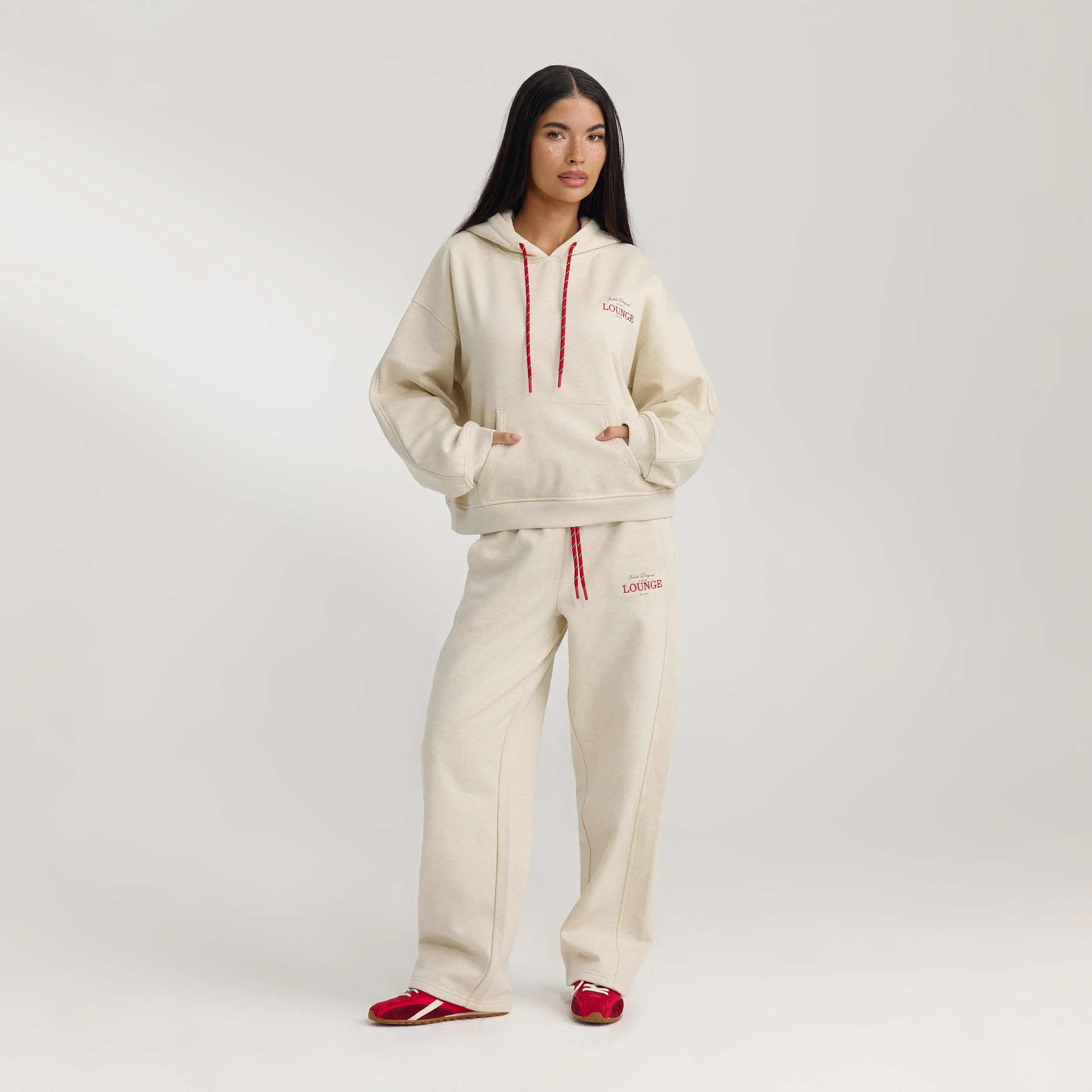 Straight-Leg Sweatpants - Oat Marl - Image 4