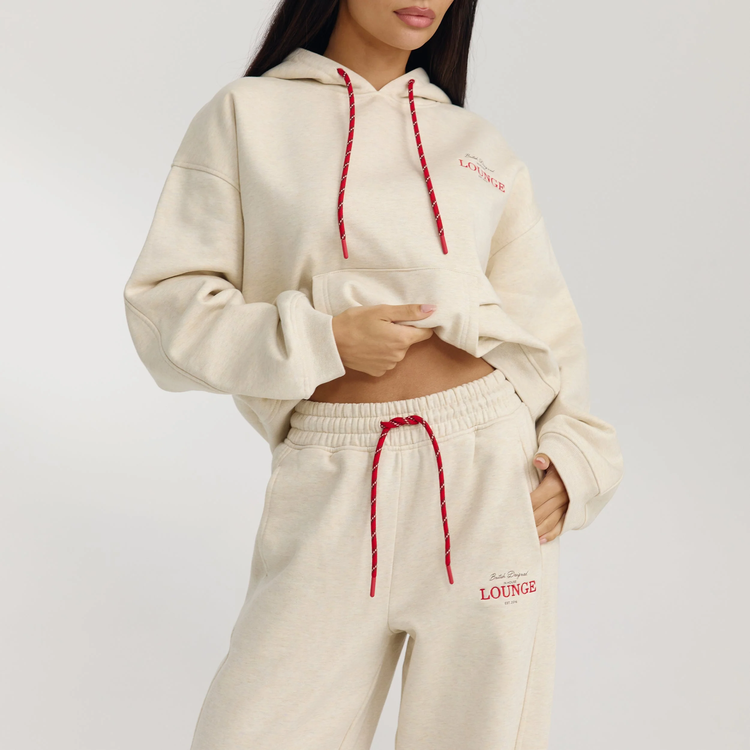 Straight-Leg Sweatpants - Oat Marl - Image 5