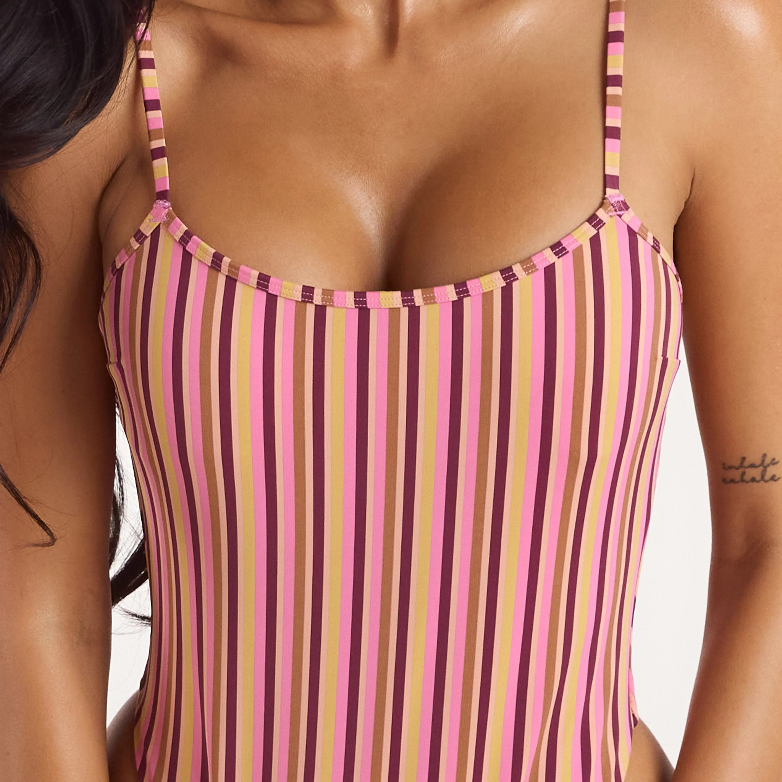 Sunstripe Swimsuit - Retro Stripe - Image 7