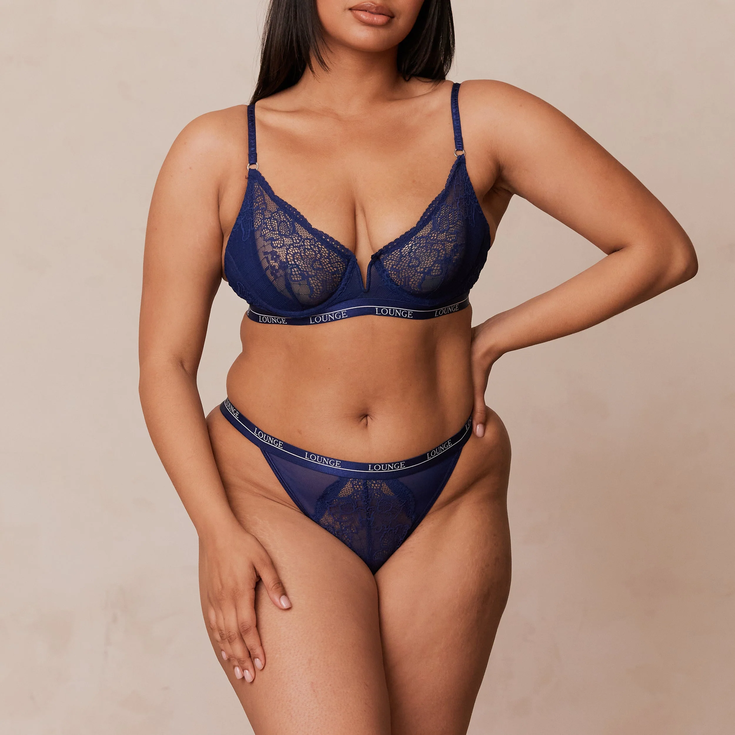 Royal Balcony Bra - Navy - Image 7