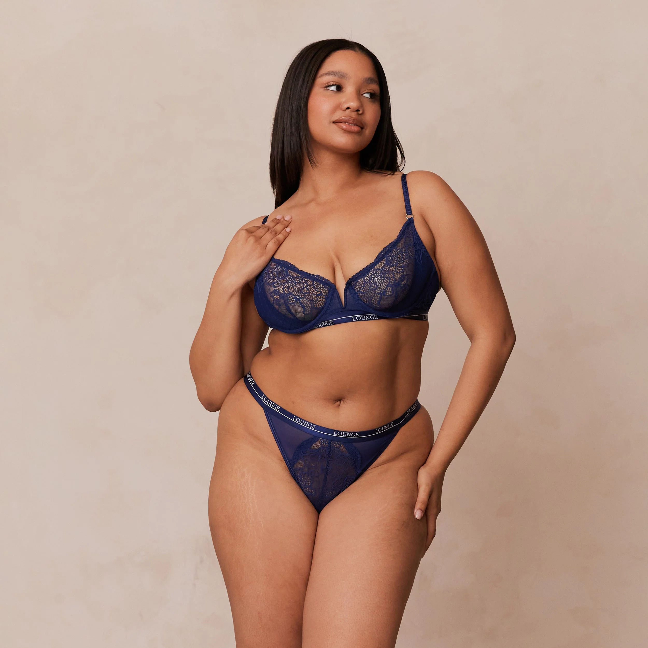 Royal Balcony Bra - Navy - Image 9