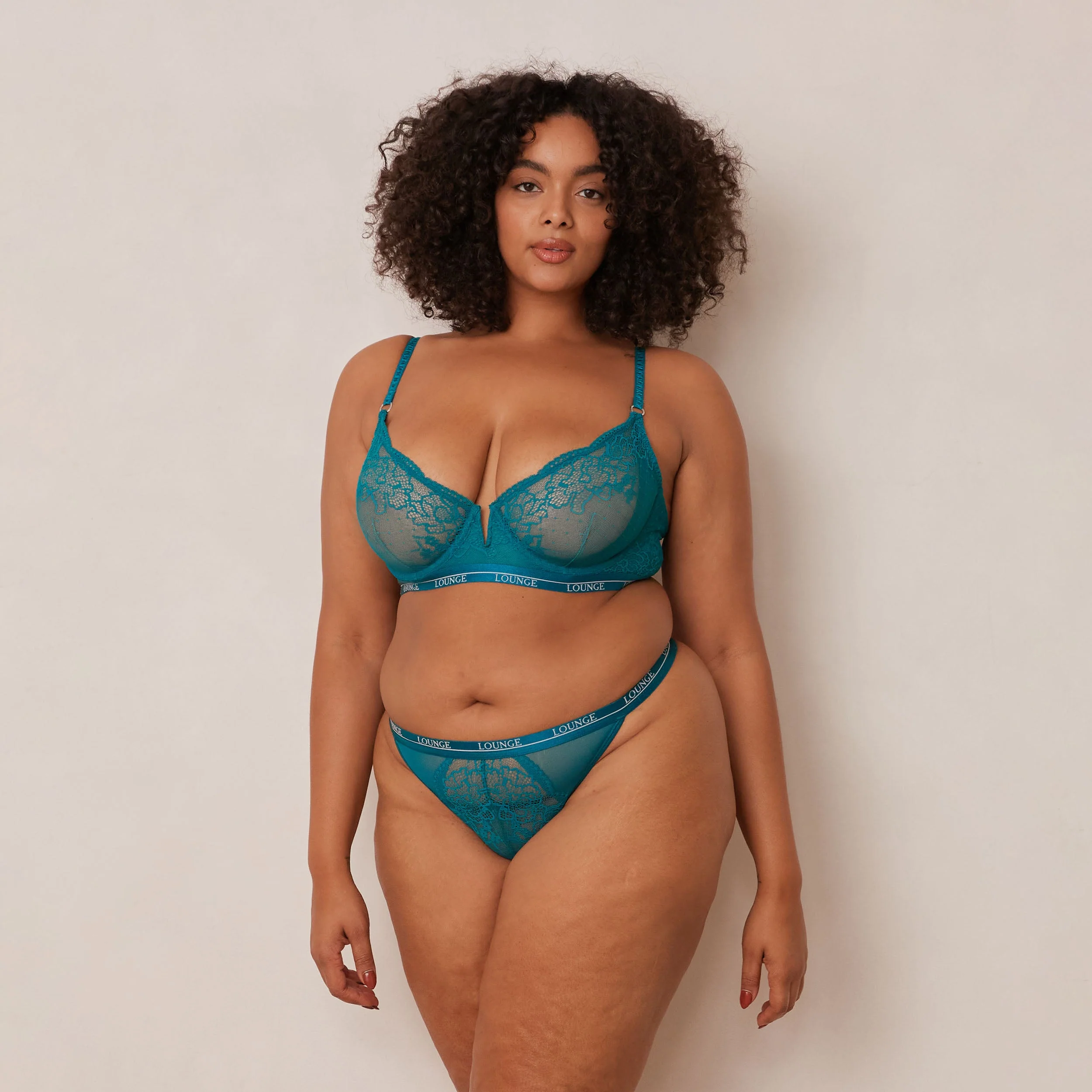 Royal Balcony Bra - Turquoise - Image 7