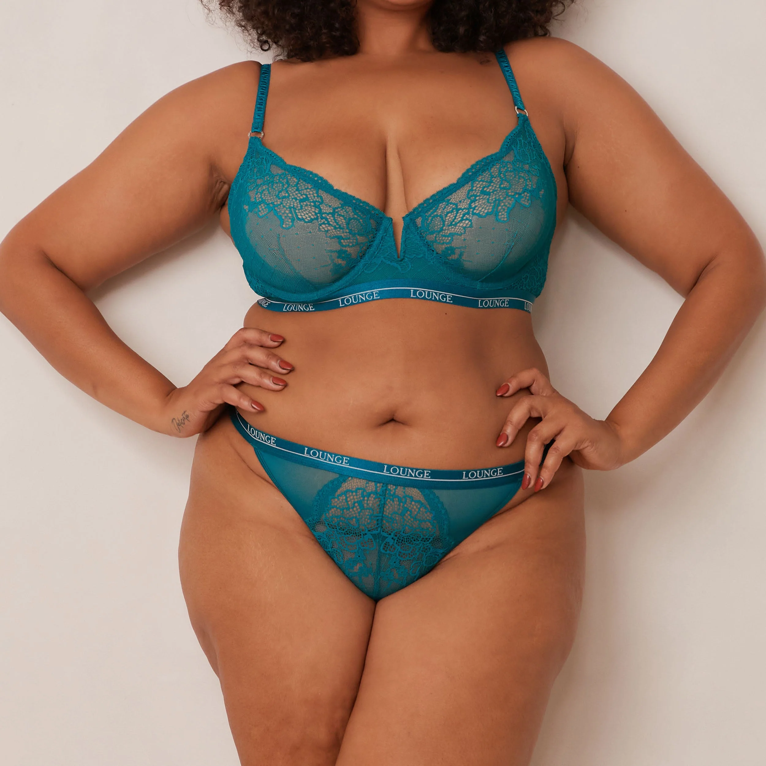 Royal Balcony Bra - Turquoise - Image 9