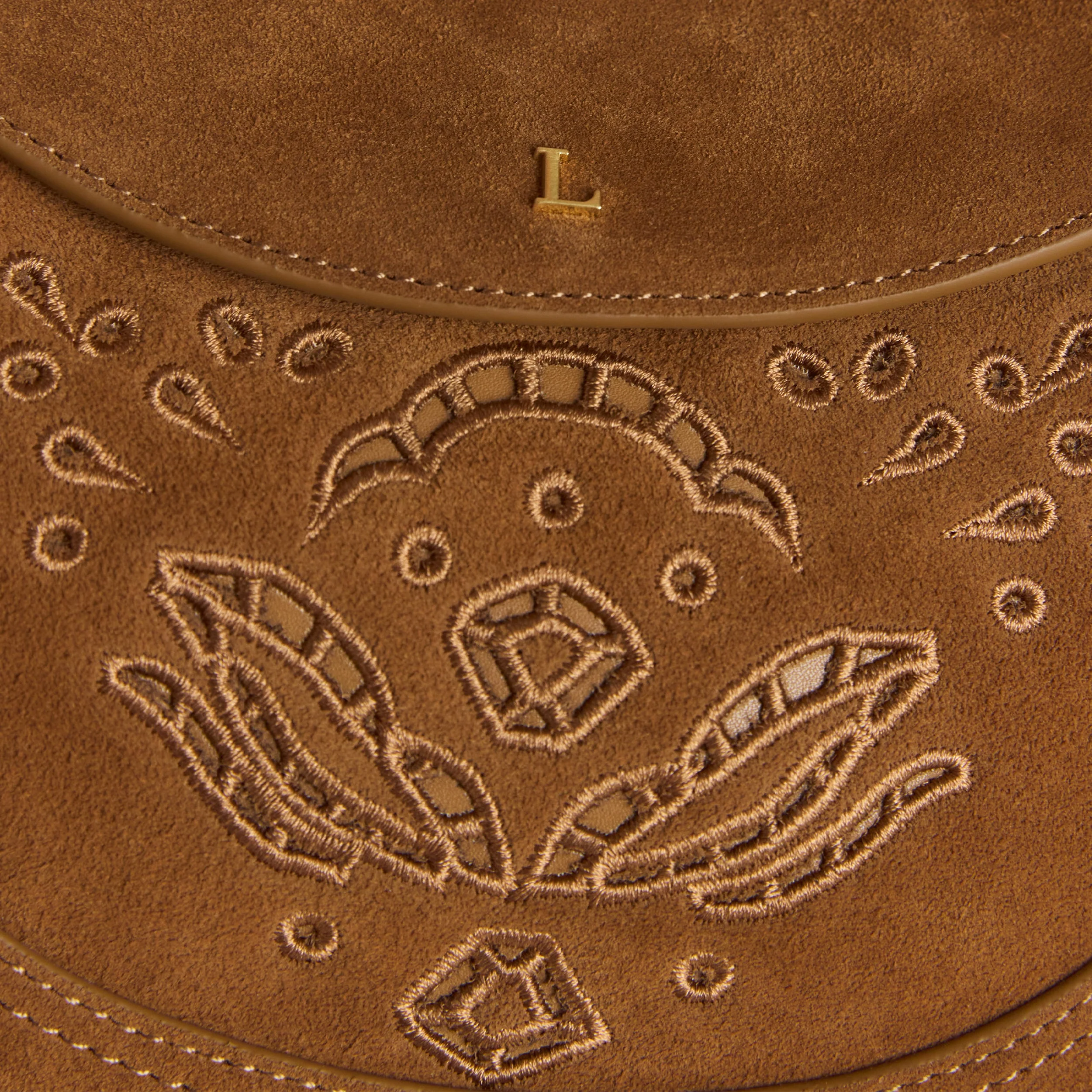 Talia Saddle Bag - Brown - Image 4